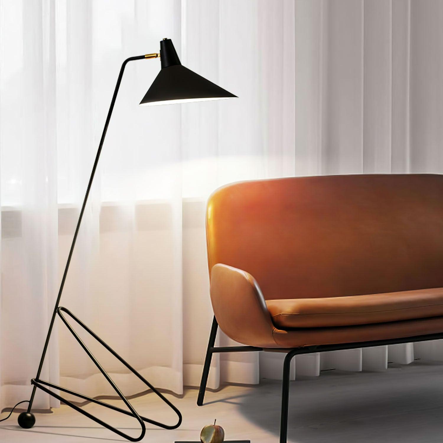 Kael Modern Industrial Floor Lamp-Neutral Decor