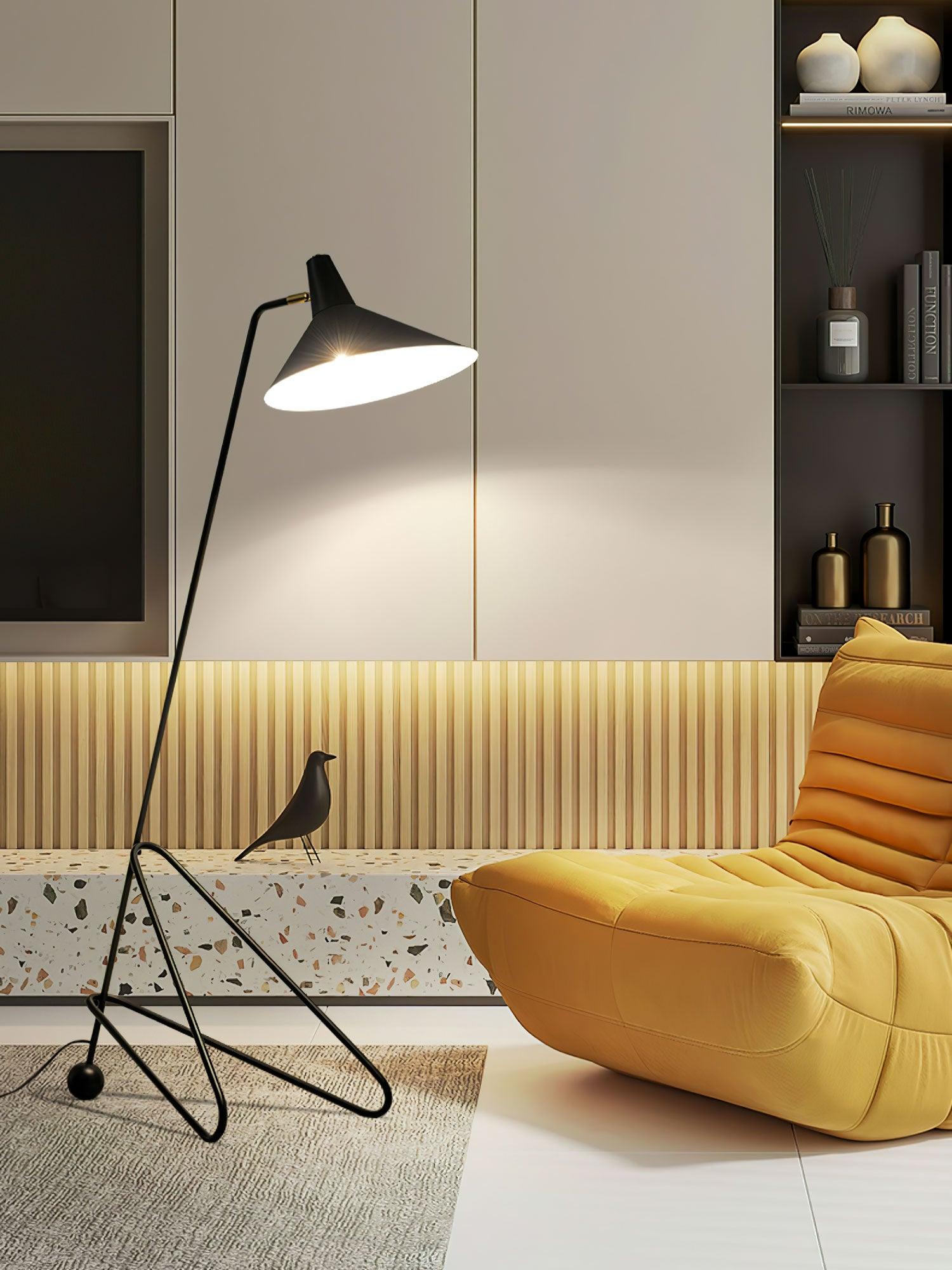 Kael Modern Industrial Floor Lamp-Neutral Decor