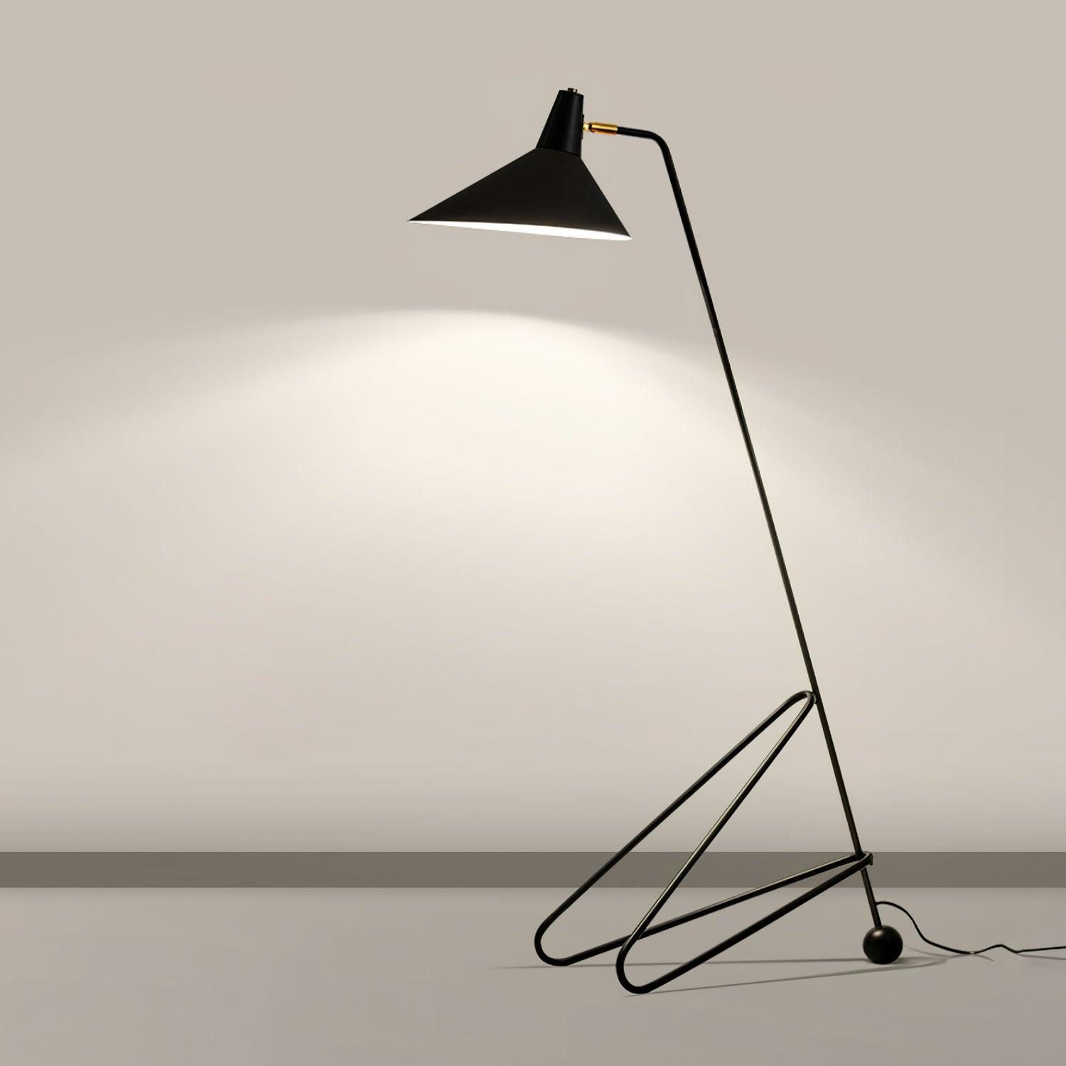 Kael Modern Industrial Floor Lamp-Neutral Decor