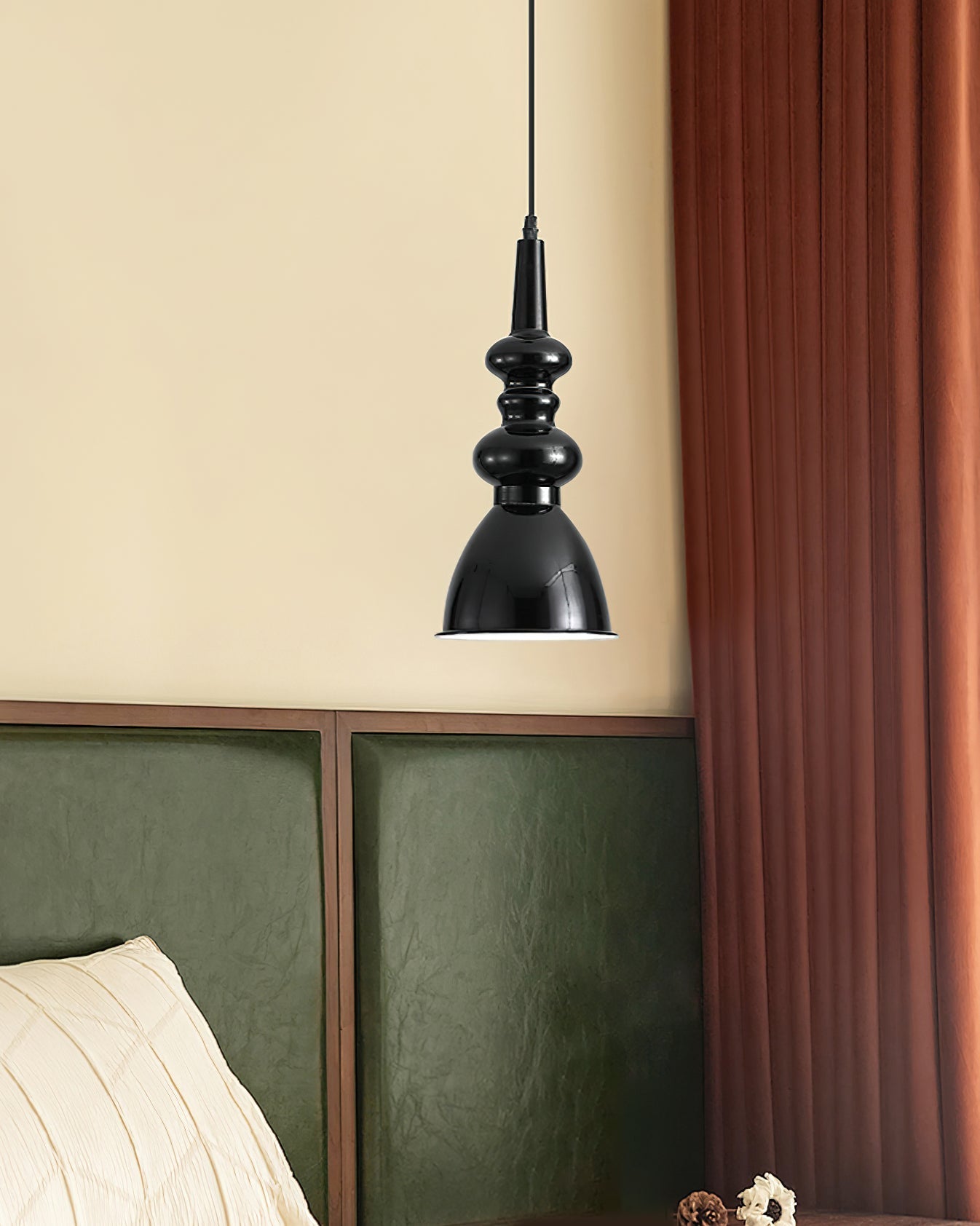 Hven Nordic Art Noir Pendant Light-Neutral Decor
