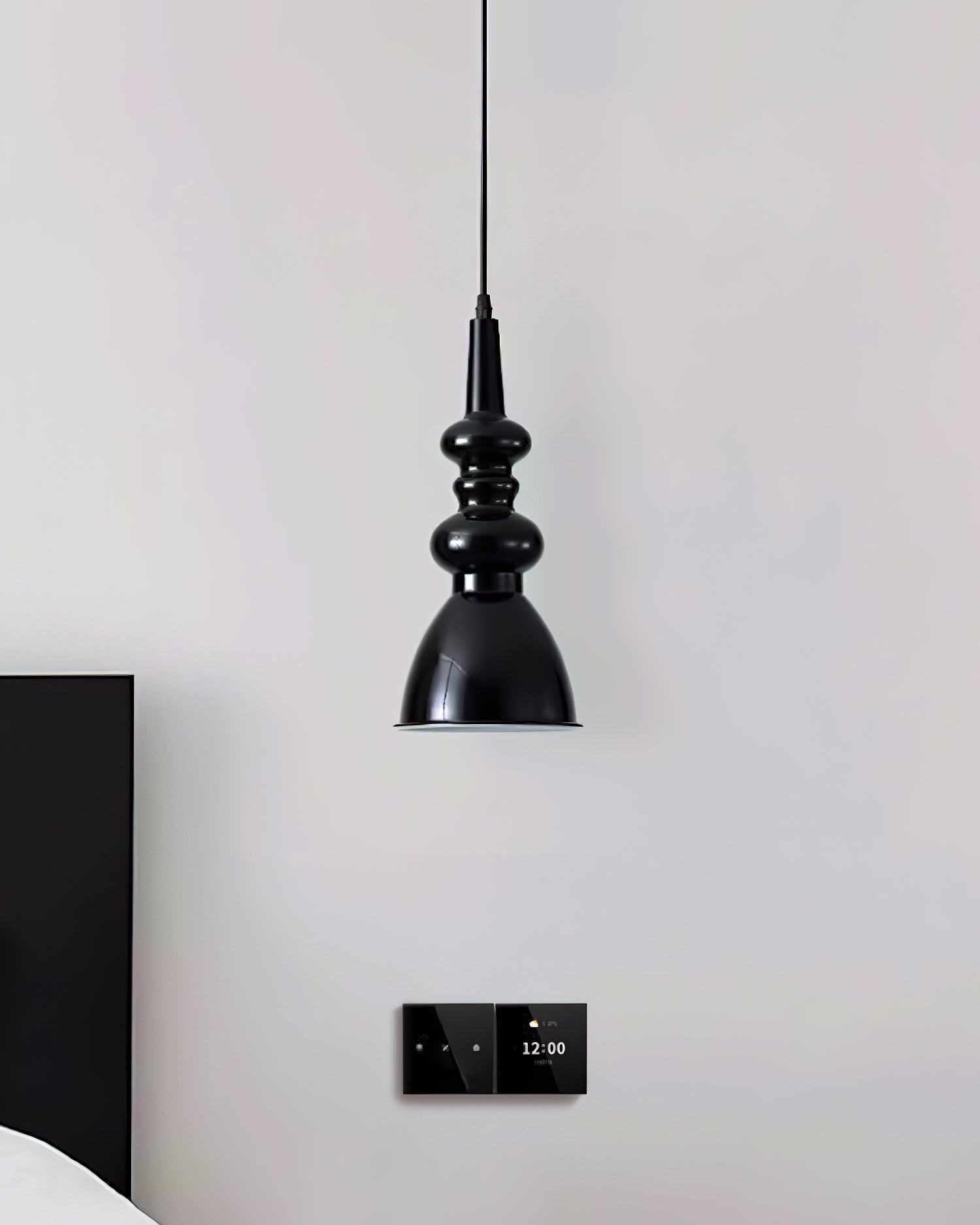 Hven Nordic Art Noir Pendant Light-Neutral Decor