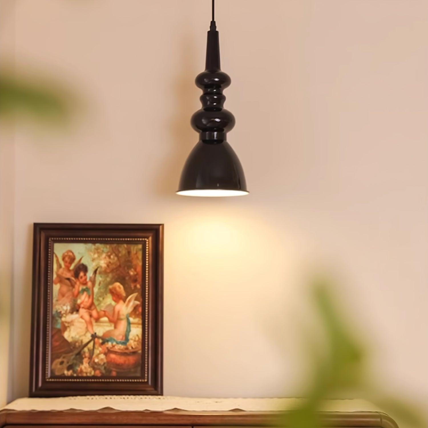 Hven Nordic Art Noir Pendant Light-Neutral Decor