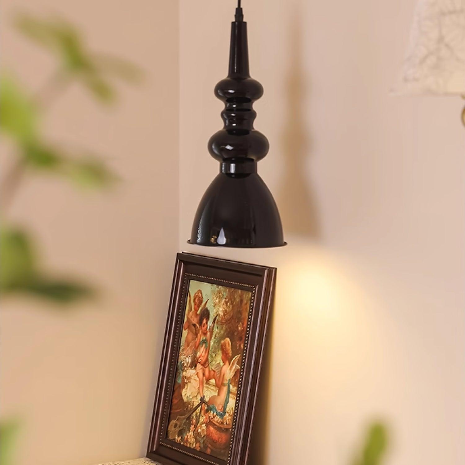 Hven Nordic Art Noir Pendant Light-Neutral Decor