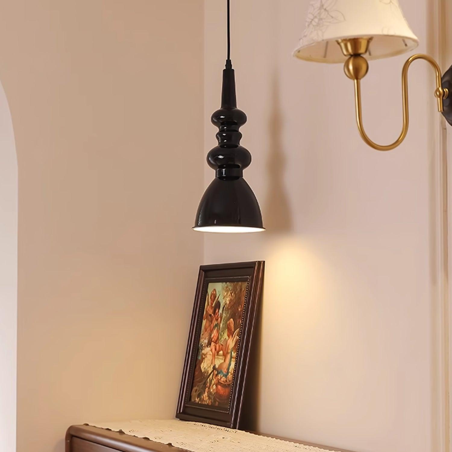 Hven Nordic Art Noir Pendant Light-Neutral Decor