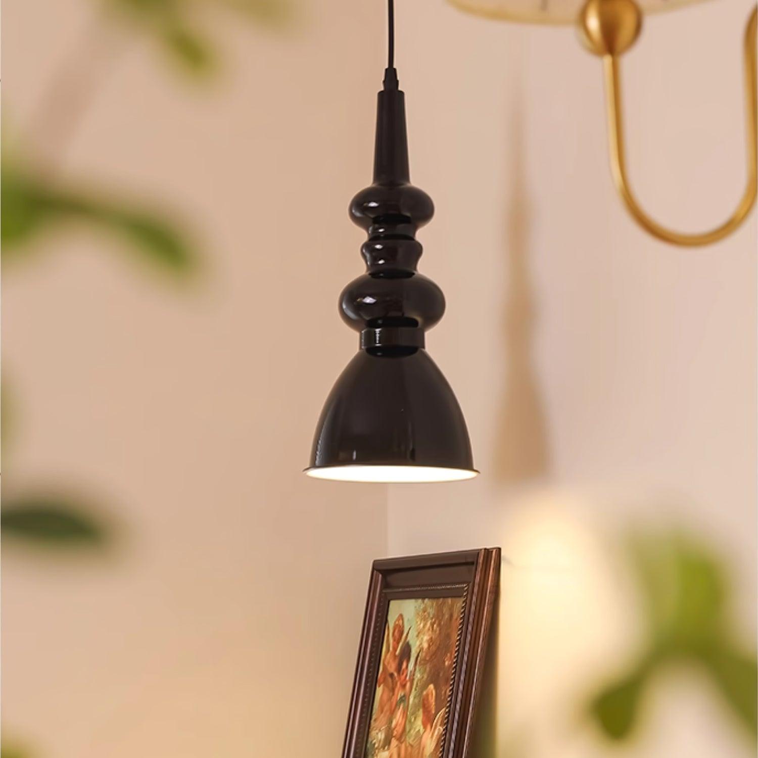 Hven Nordic Art Noir Pendant Light-Neutral Decor