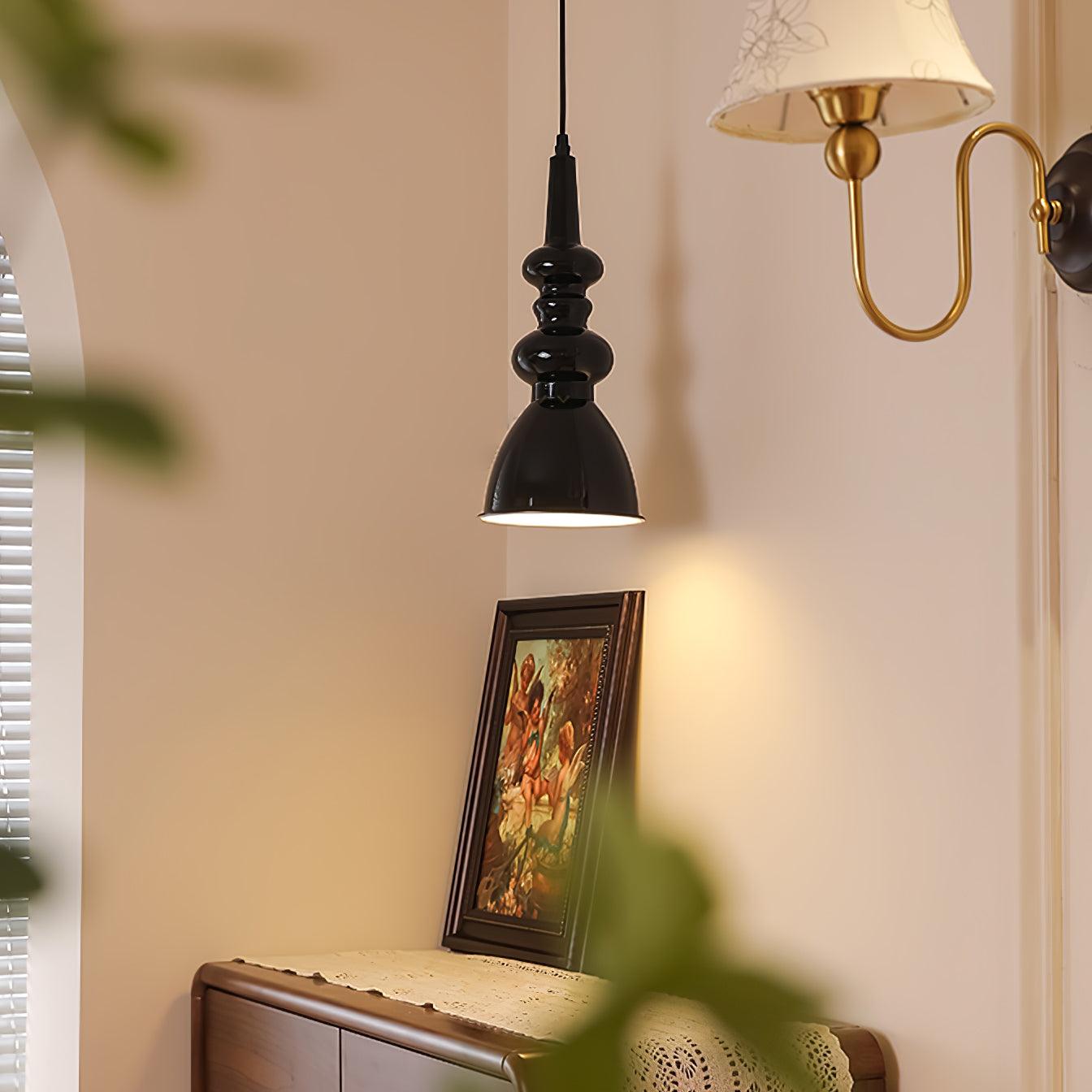Hven Nordic Art Noir Pendant Light-Neutral Decor