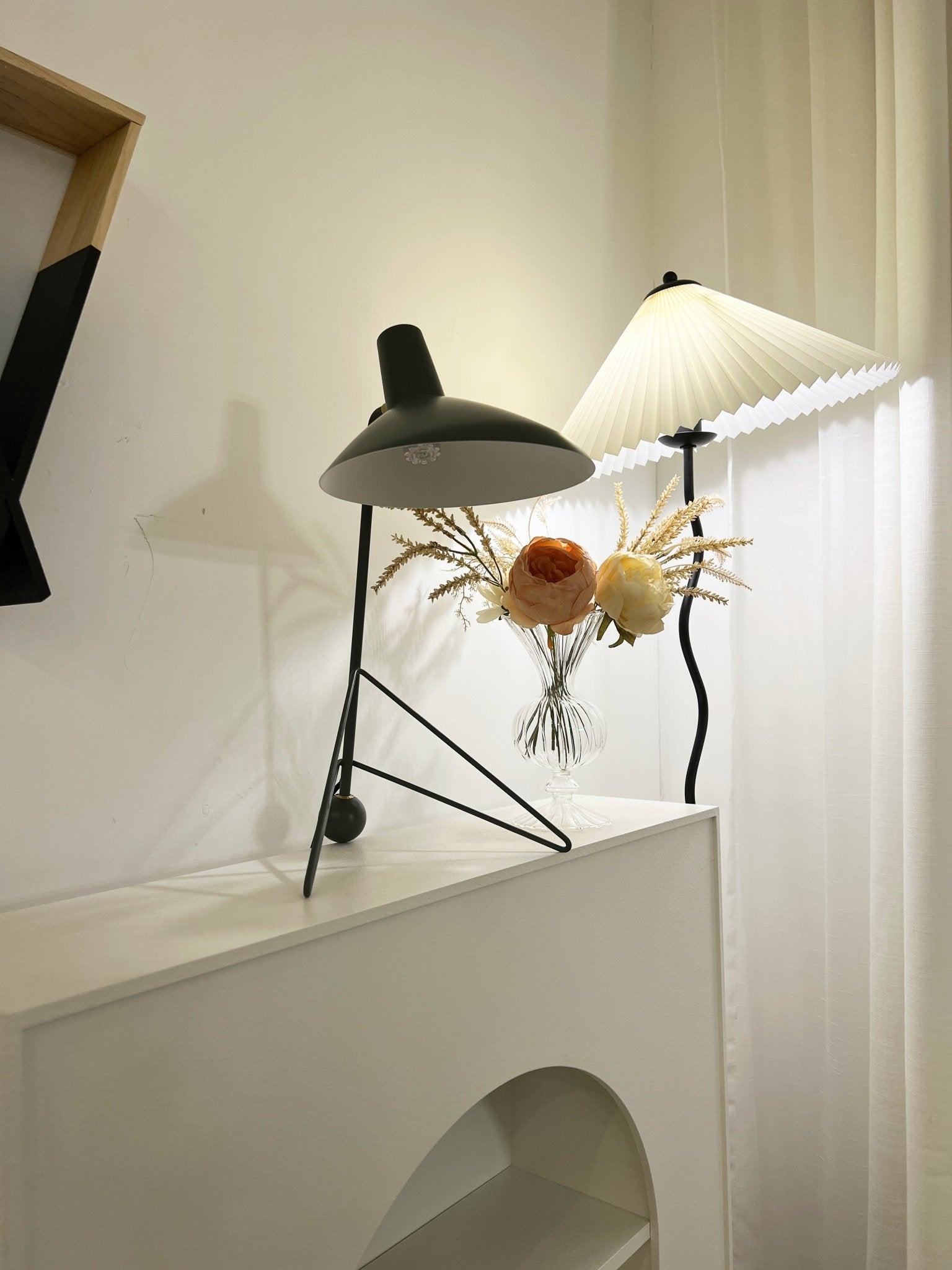 Pivot Industrial Table Lamp-Neutral Decor