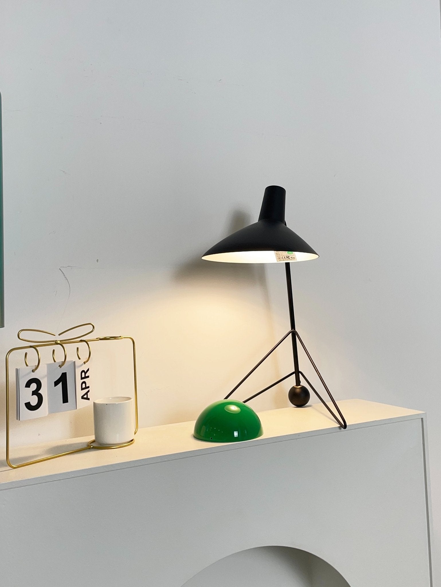 Pivot Industrial Table Lamp-Neutral Decor