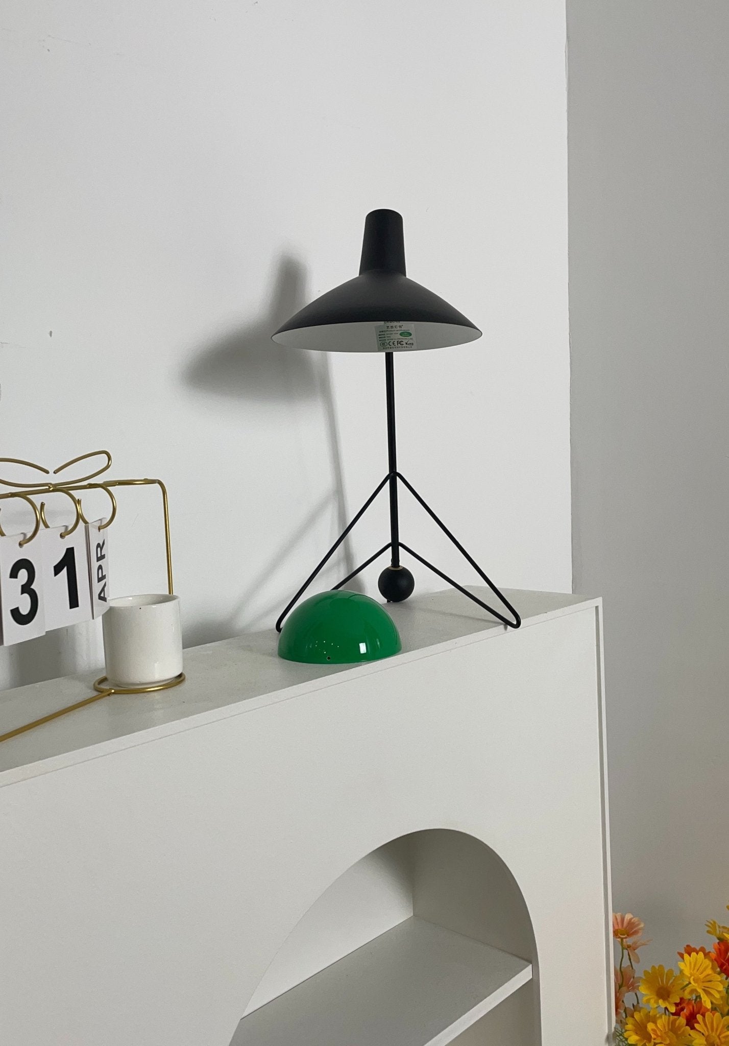Pivot Industrial Table Lamp-Neutral Decor
