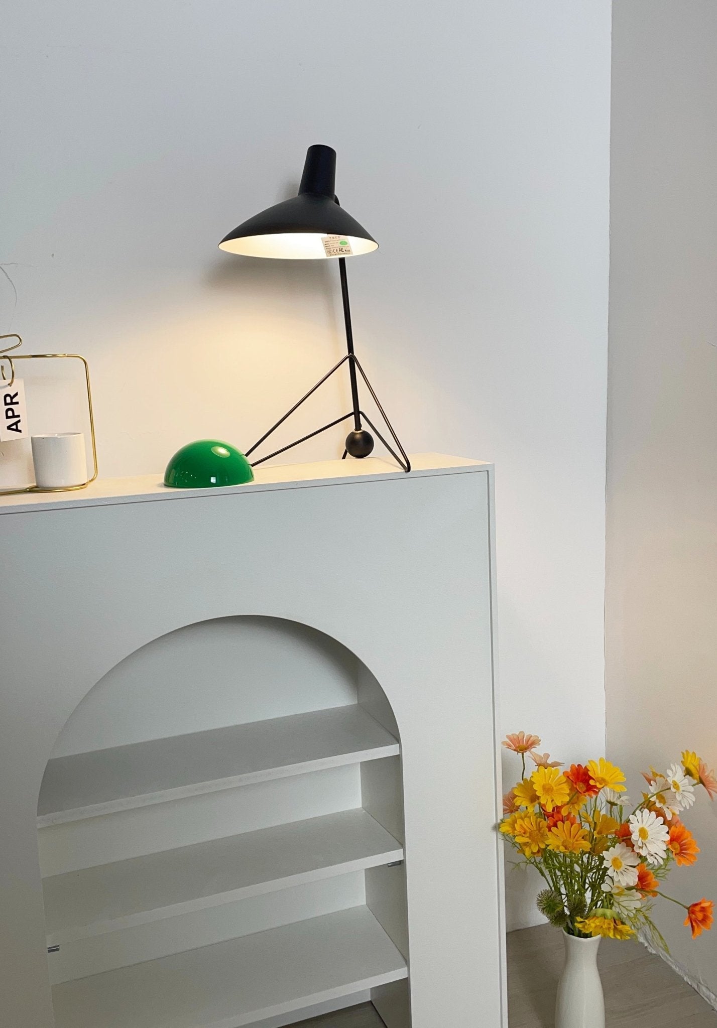 Pivot Industrial Table Lamp-Neutral Decor