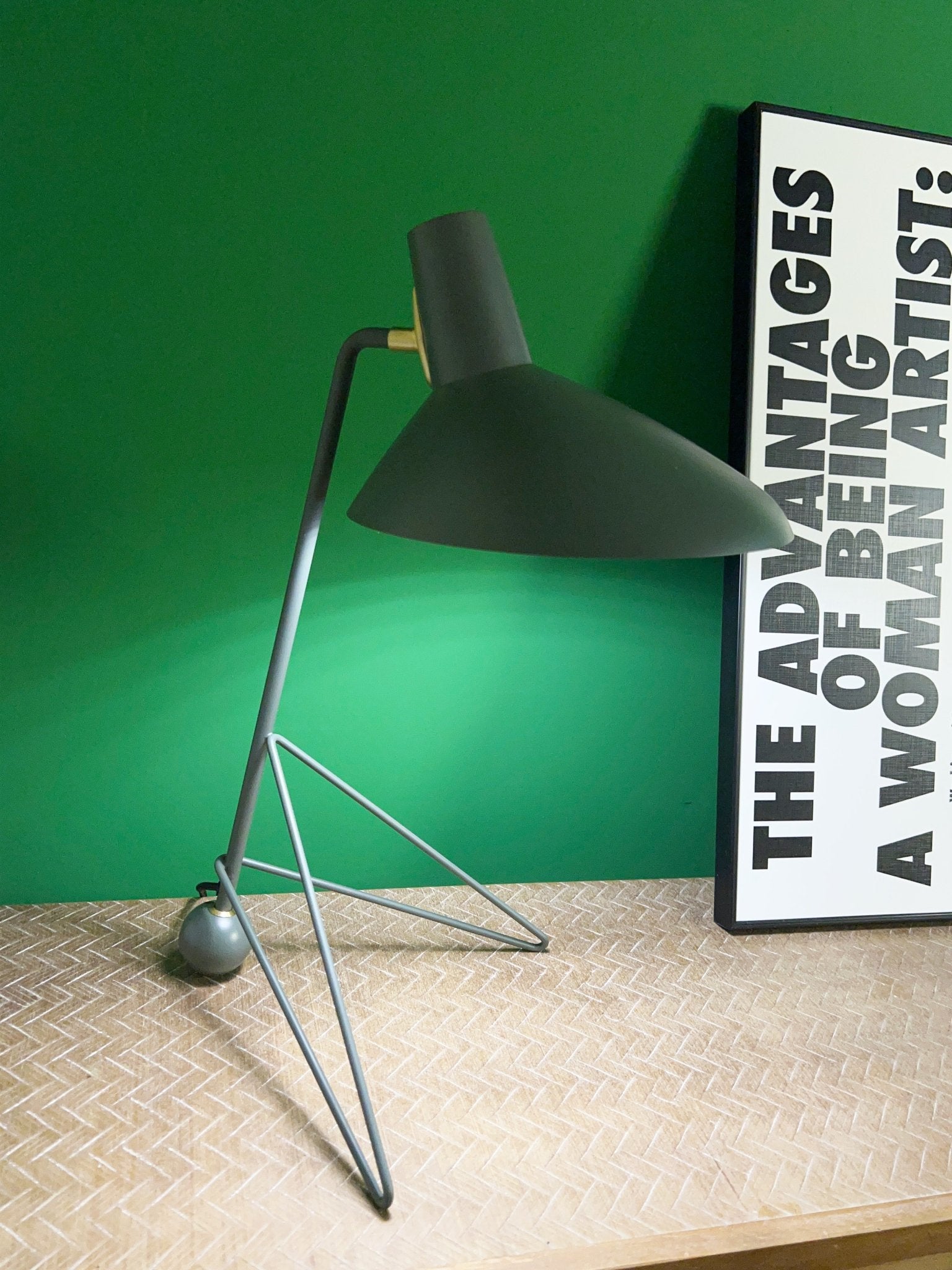 Pivot Industrial Table Lamp-Neutral Decor