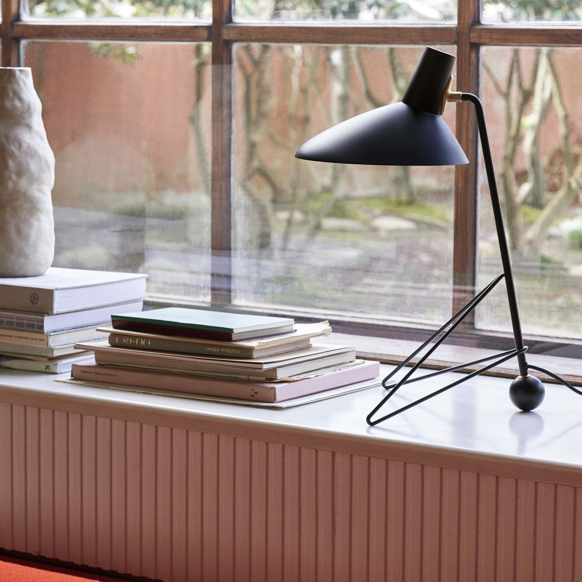 Pivot Industrial Table Lamp-Neutral Decor