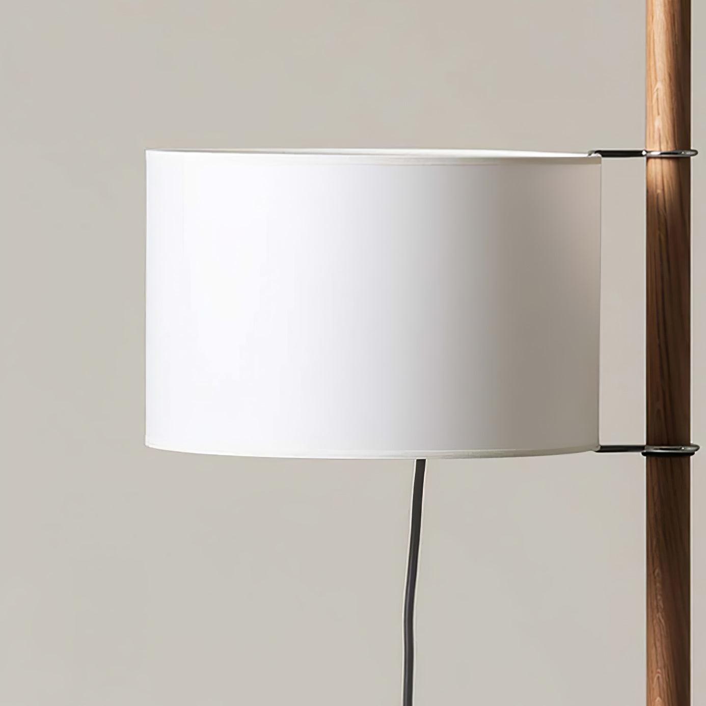 Vindis Wood Fabric Floor Lamp-Neutral Decor