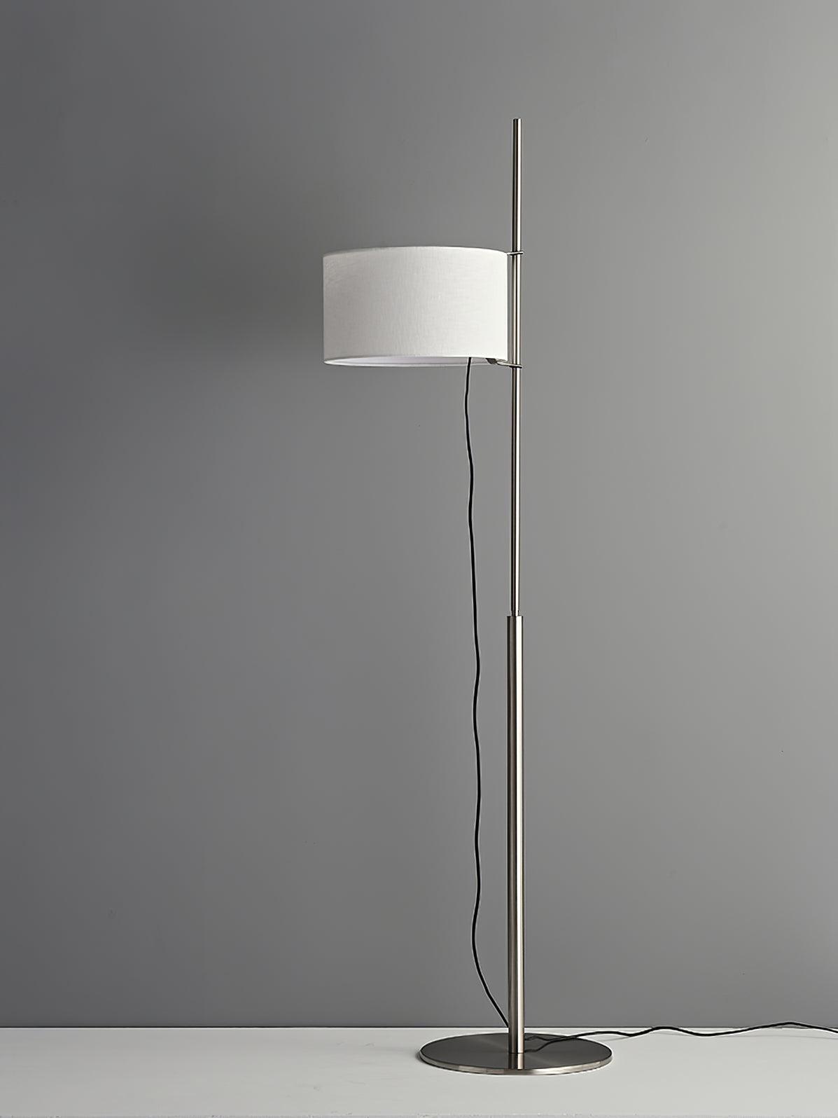 Vindis Wood Fabric Floor Lamp-Neutral Decor