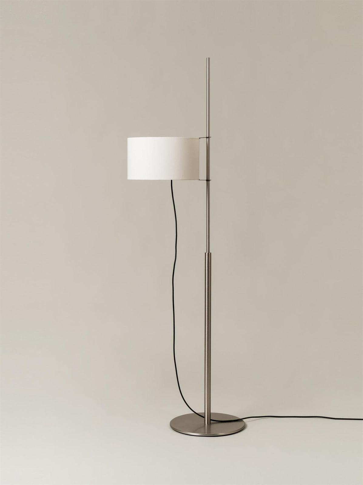 Vindis Wood Fabric Floor Lamp-Neutral Decor