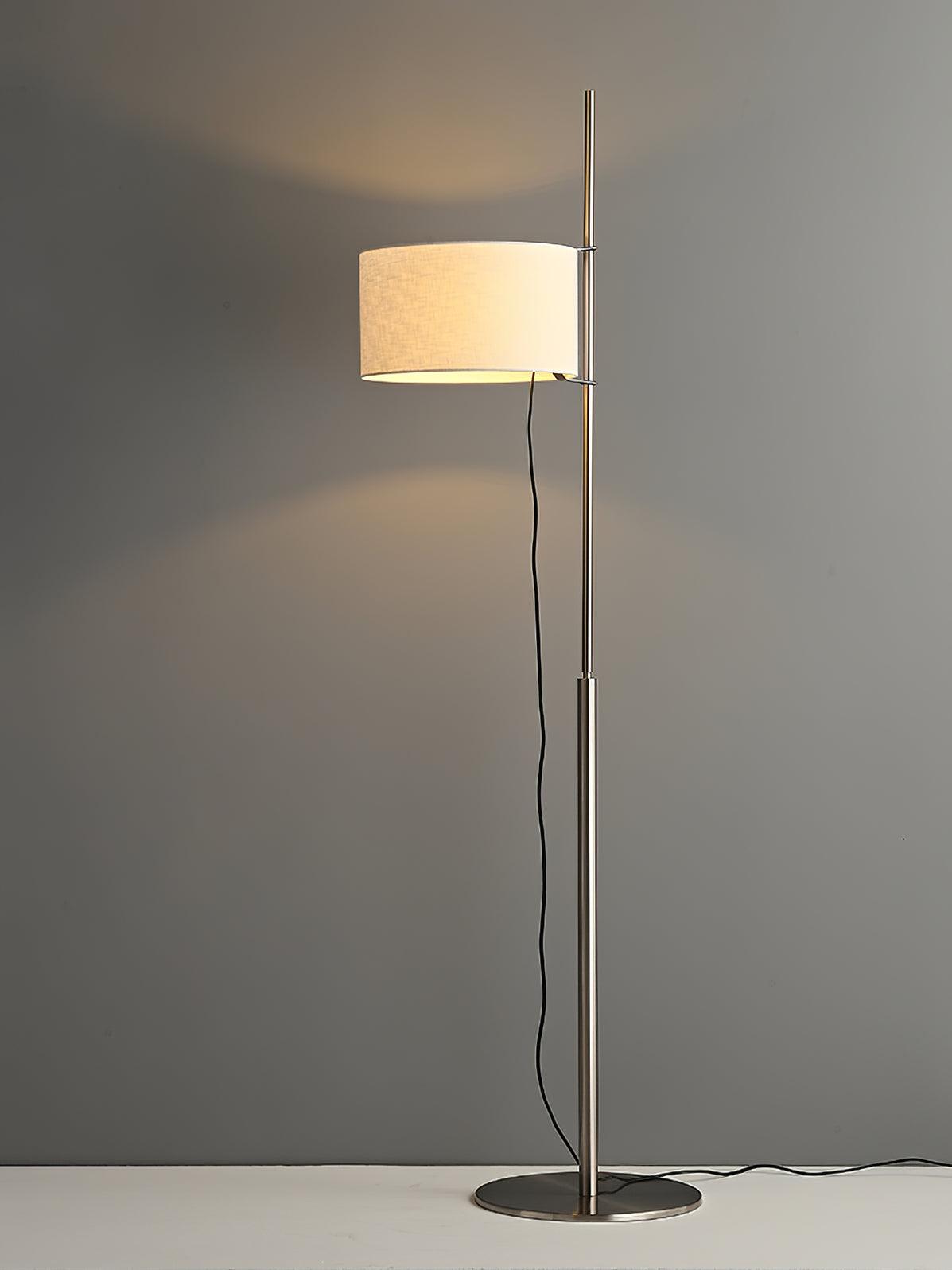 Vindis Wood Fabric Floor Lamp-Neutral Decor