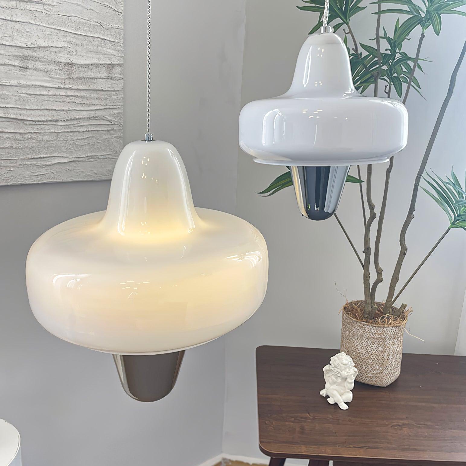 Nuvia Minimalist Glass Pendant Lamp-Neutral Decor