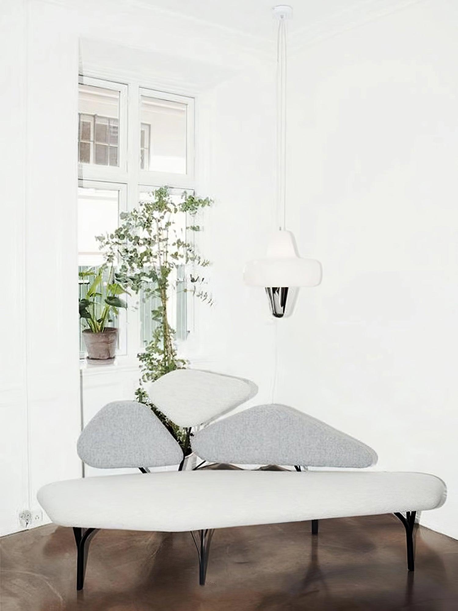 Nuvia Minimalist Glass Pendant Lamp-Neutral Decor