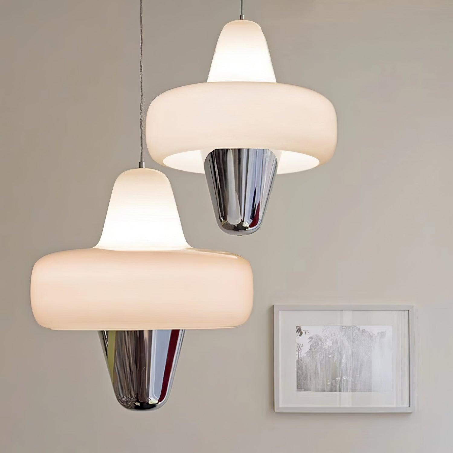 Nuvia Minimalist Glass Pendant Lamp-Neutral Decor