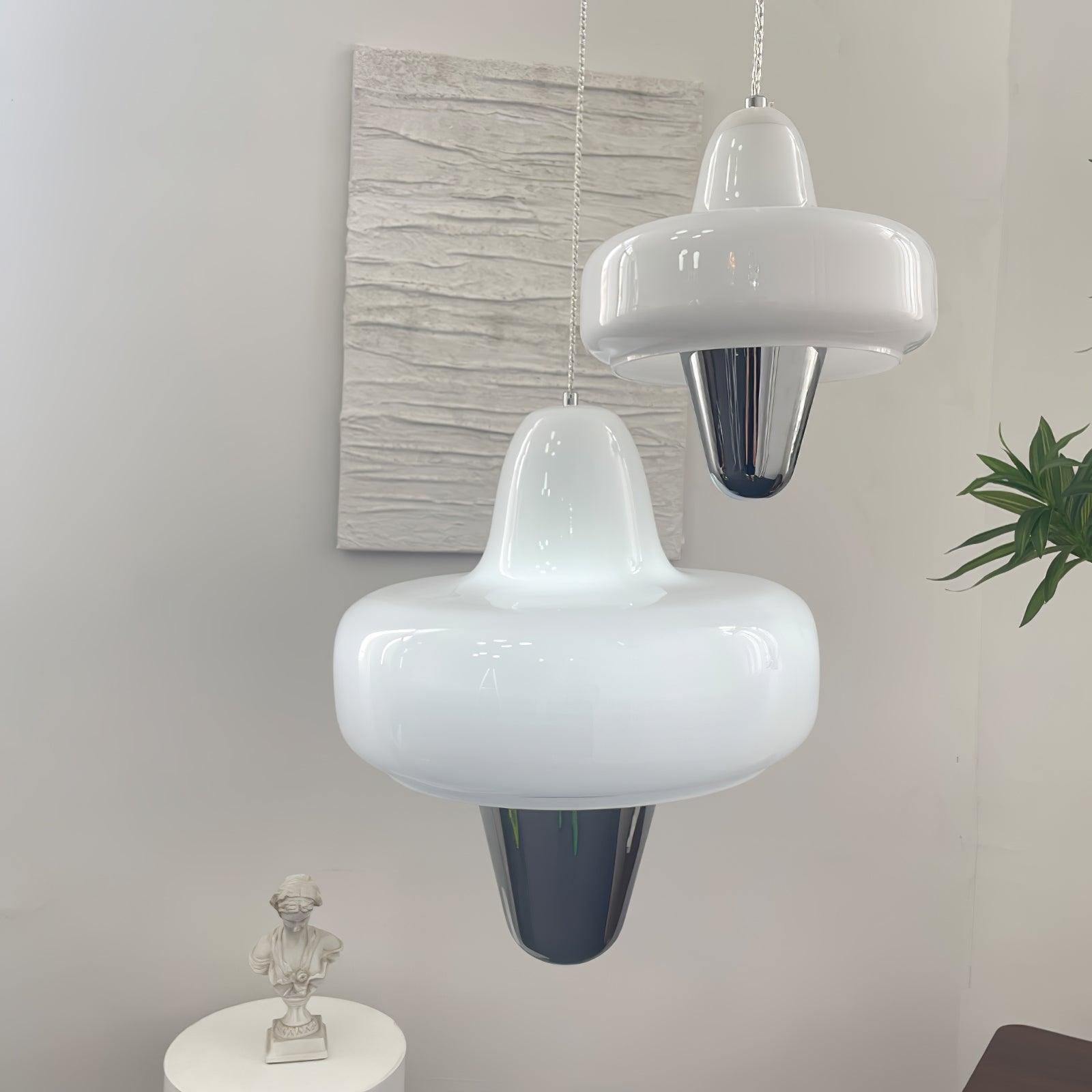 Nuvia Minimalist Glass Pendant Lamp-Neutral Decor