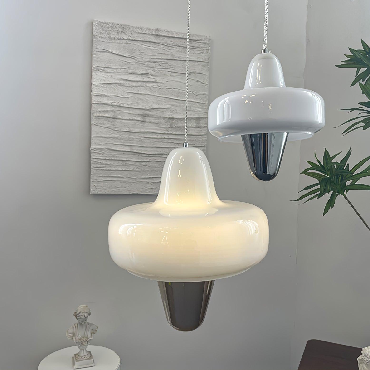 Nuvia Minimalist Glass Pendant Lamp-Neutral Decor