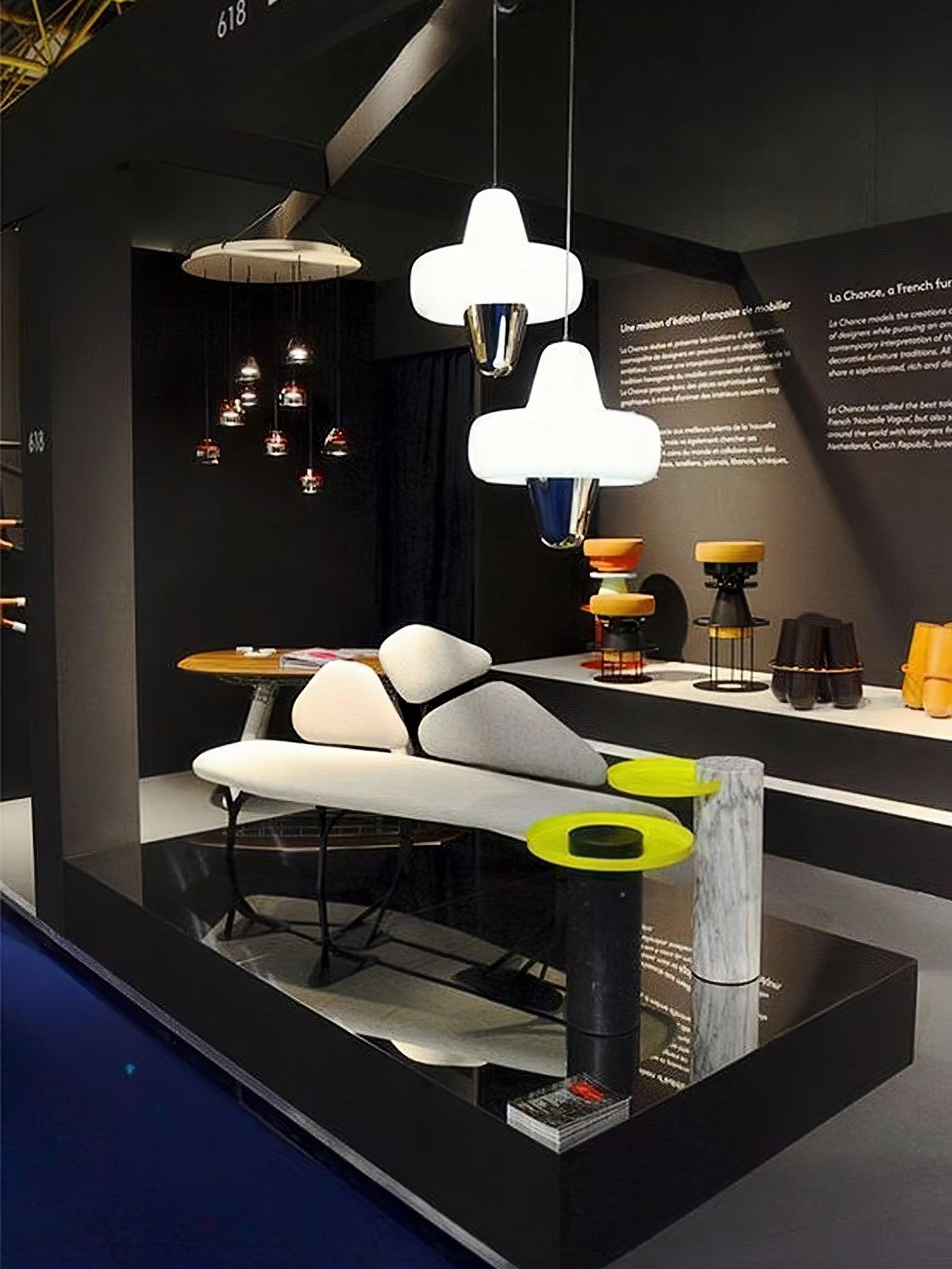 Nuvia Minimalist Glass Pendant Lamp-Neutral Decor