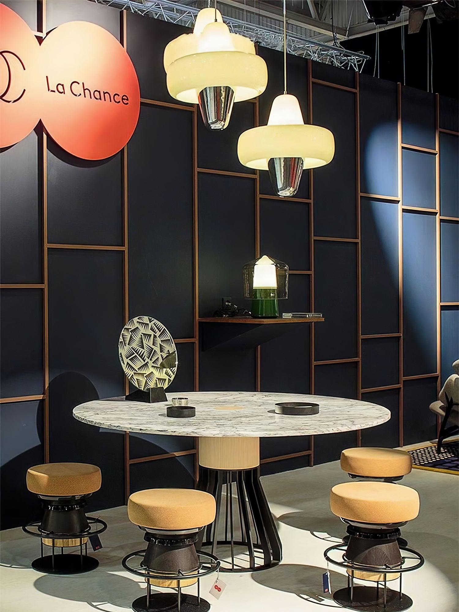 Nuvia Minimalist Glass Pendant Lamp-Neutral Decor