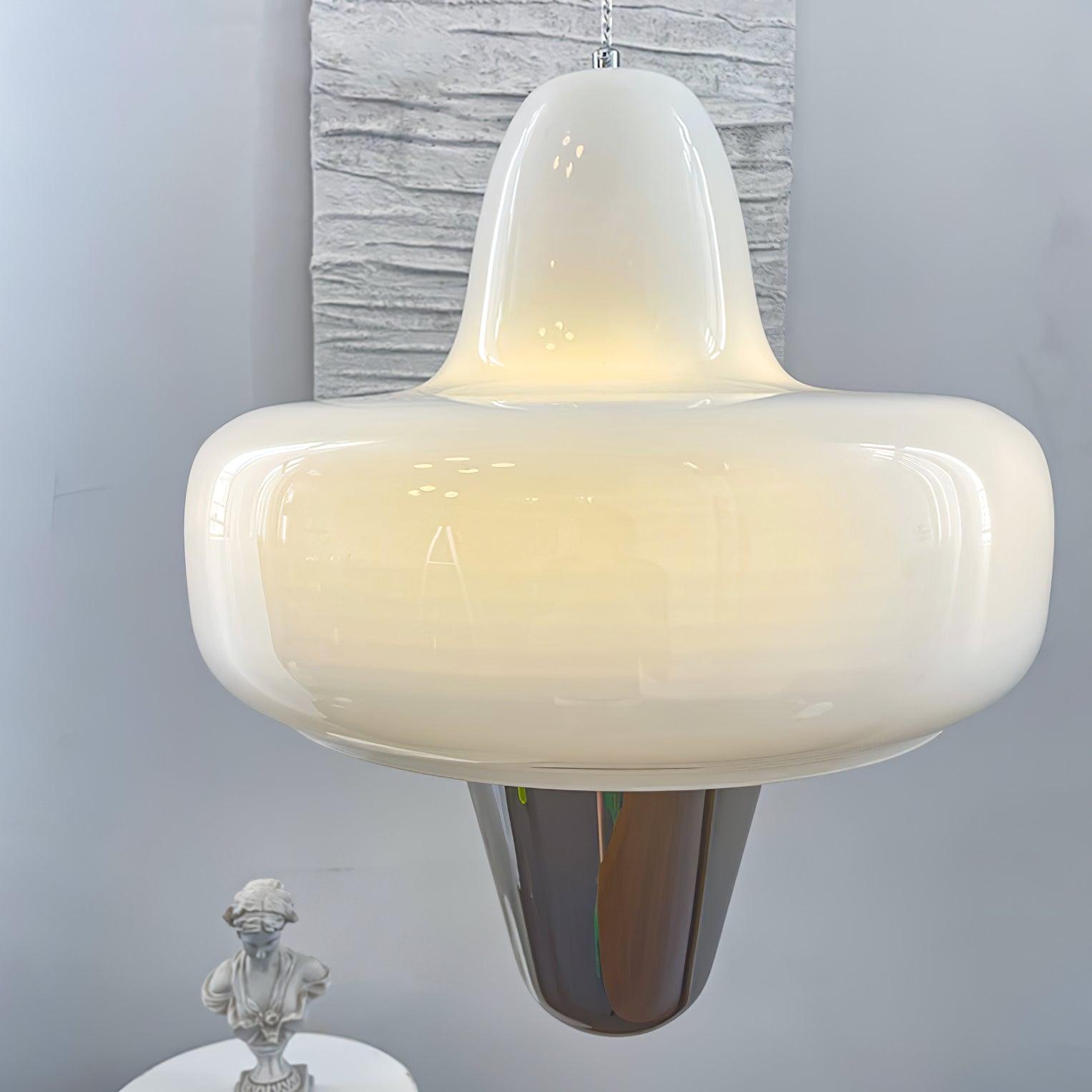 Nuvia Minimalist Glass Pendant Lamp-Neutral Decor
