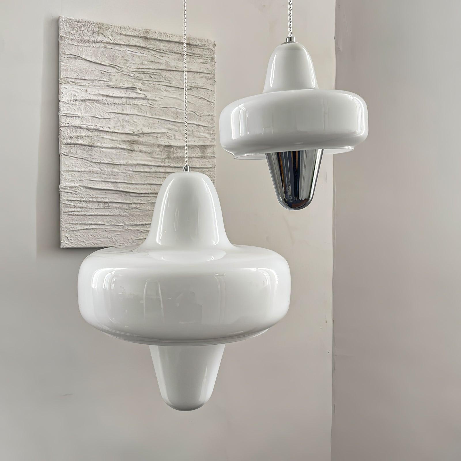 Nuvia Minimalist Glass Pendant Lamp-Neutral Decor