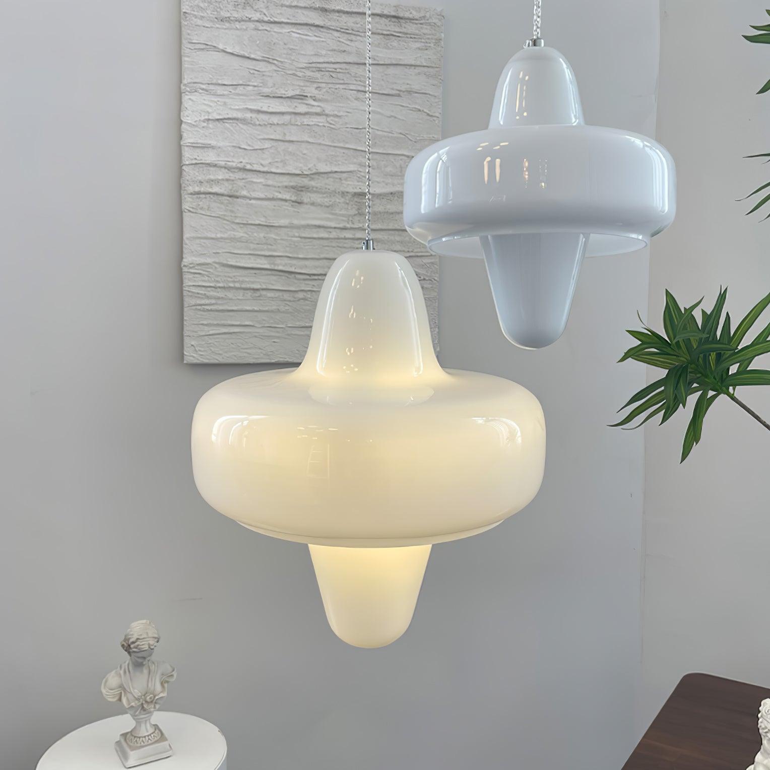 Nuvia Minimalist Glass Pendant Lamp-Neutral Decor