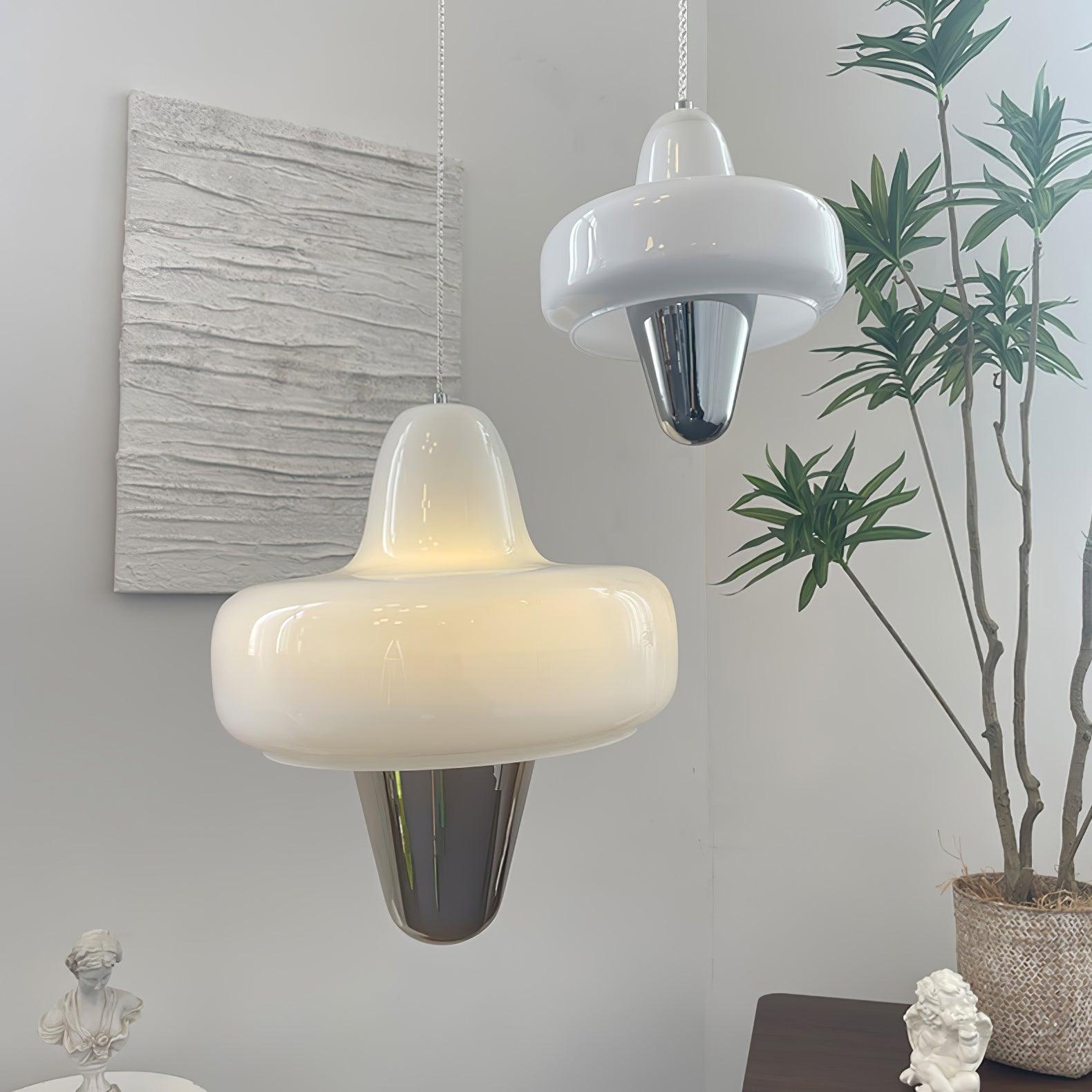 Nuvia Minimalist Glass Pendant Lamp-Neutral Decor