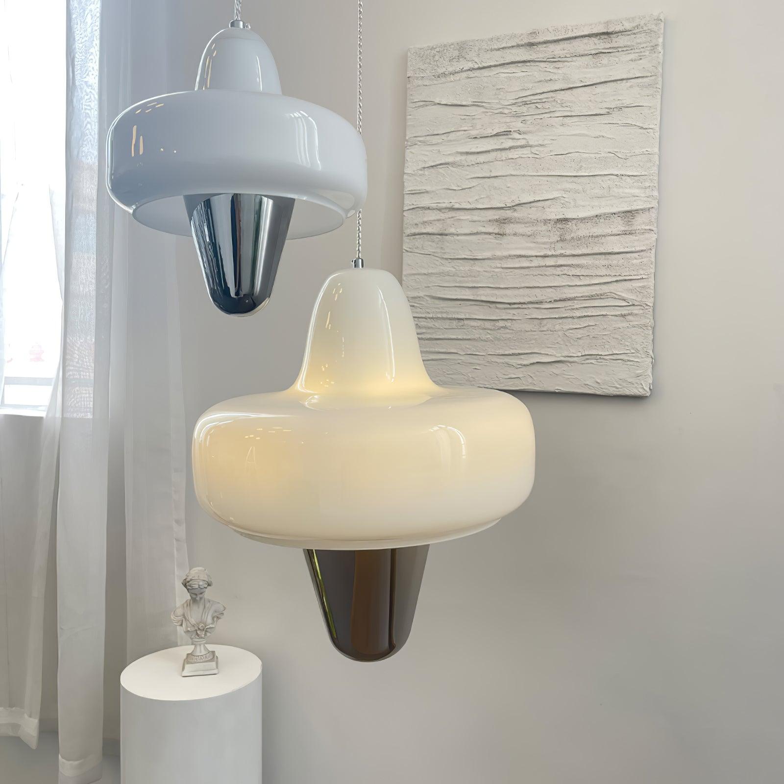 Nuvia Minimalist Glass Pendant Lamp-Neutral Decor