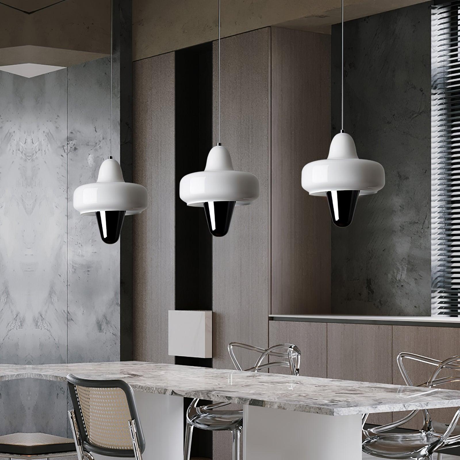 Nuvia Minimalist Glass Pendant Lamp-Neutral Decor