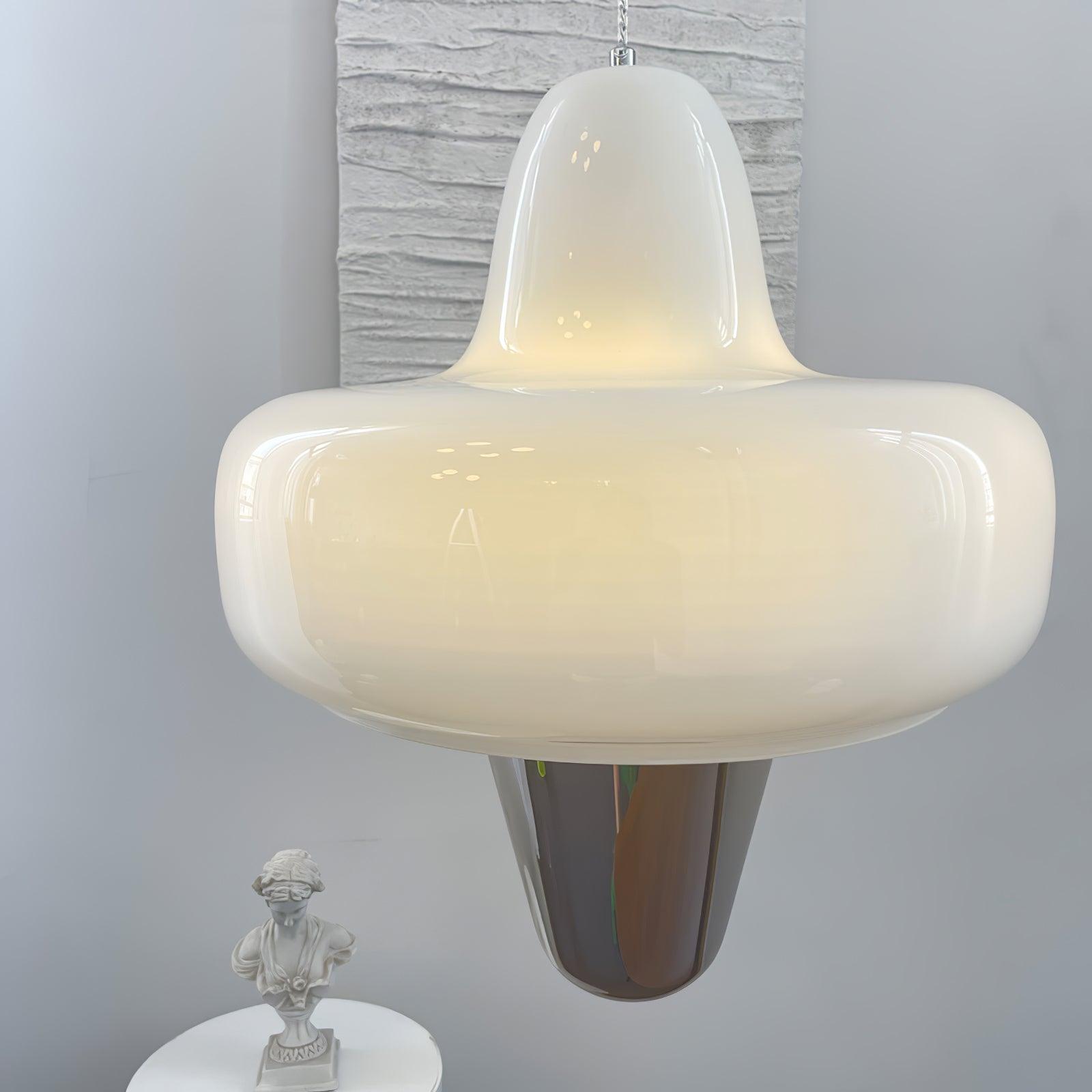 Nuvia Minimalist Glass Pendant Lamp-Neutral Decor