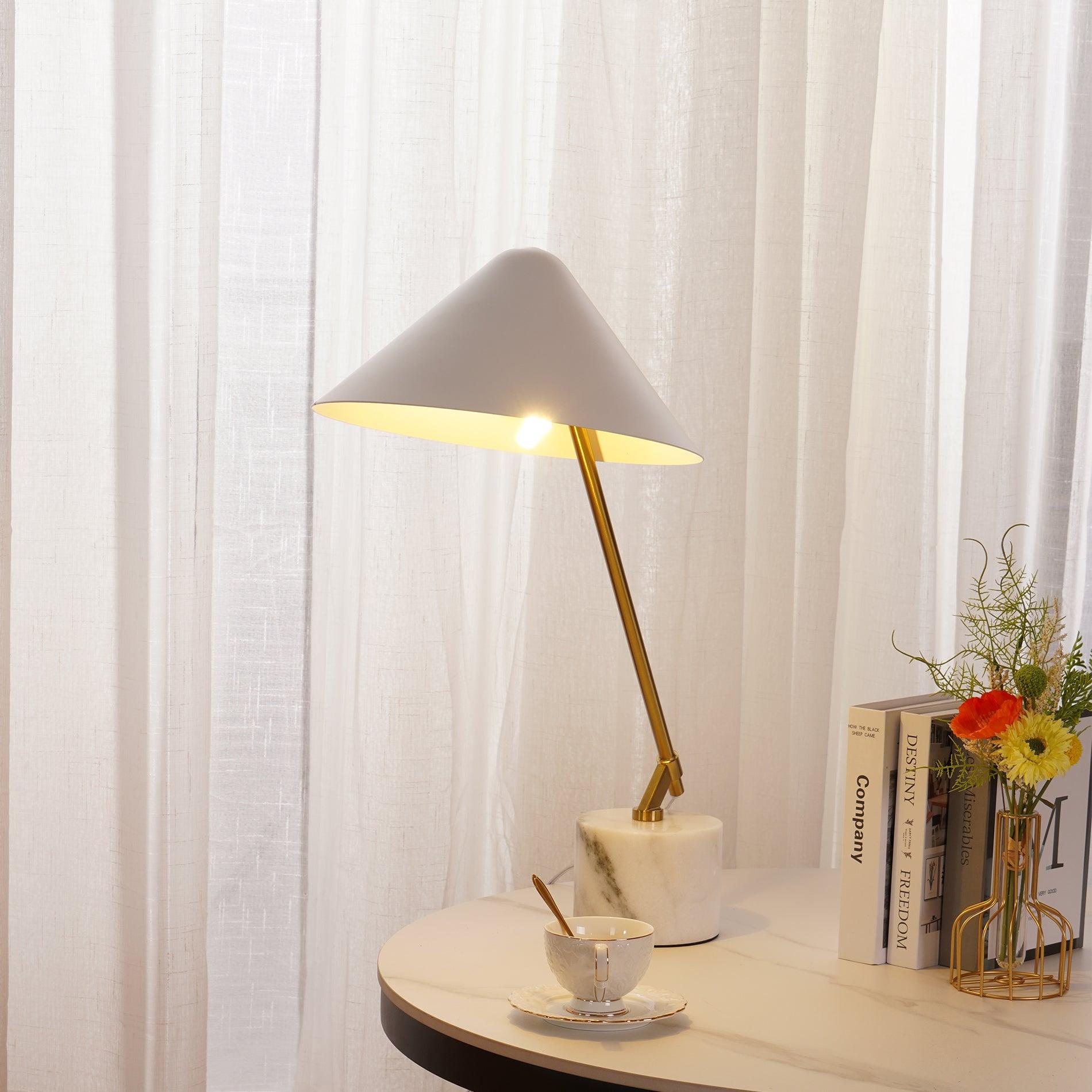 Yule Small Hat Table Lamp-Neutral Decor