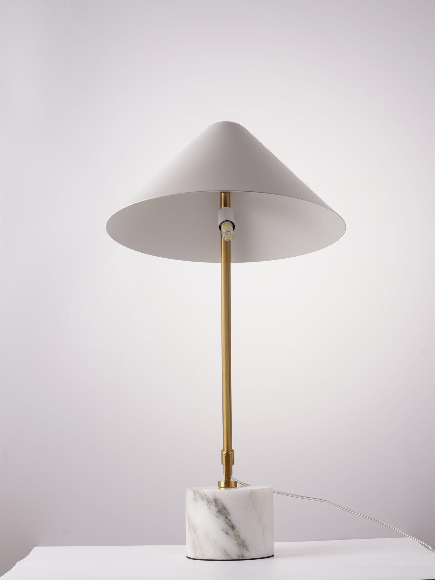 Yule Small Hat Table Lamp-Neutral Decor