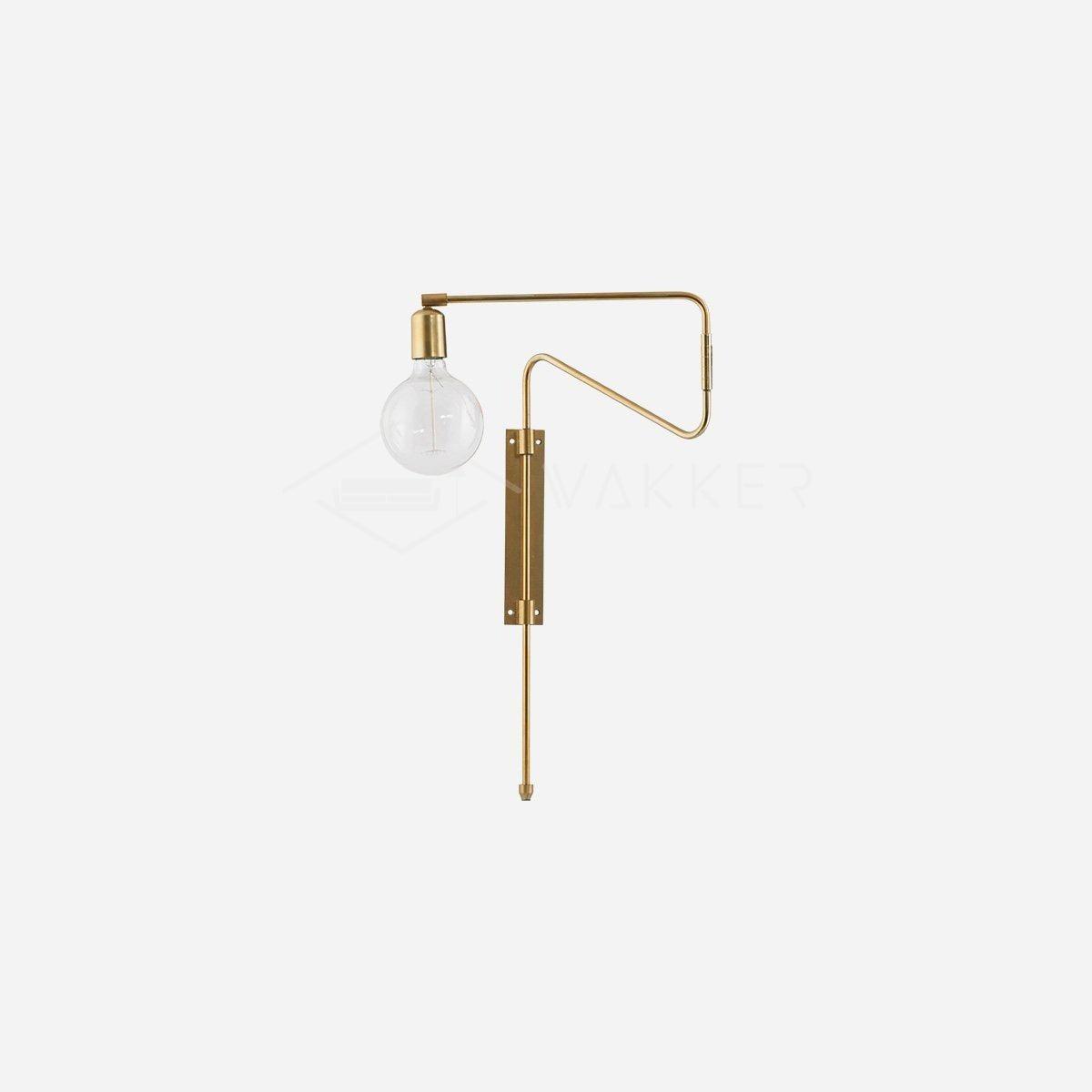 Elsoreth Modern Minimalist Swing Wall Lamp-Neutral Decor