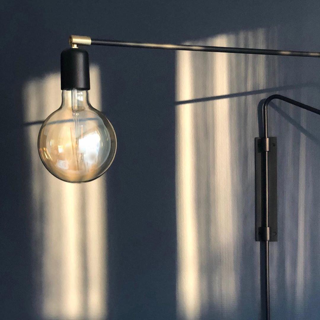 Elsoreth Modern Minimalist Swing Wall Lamp-Neutral Decor