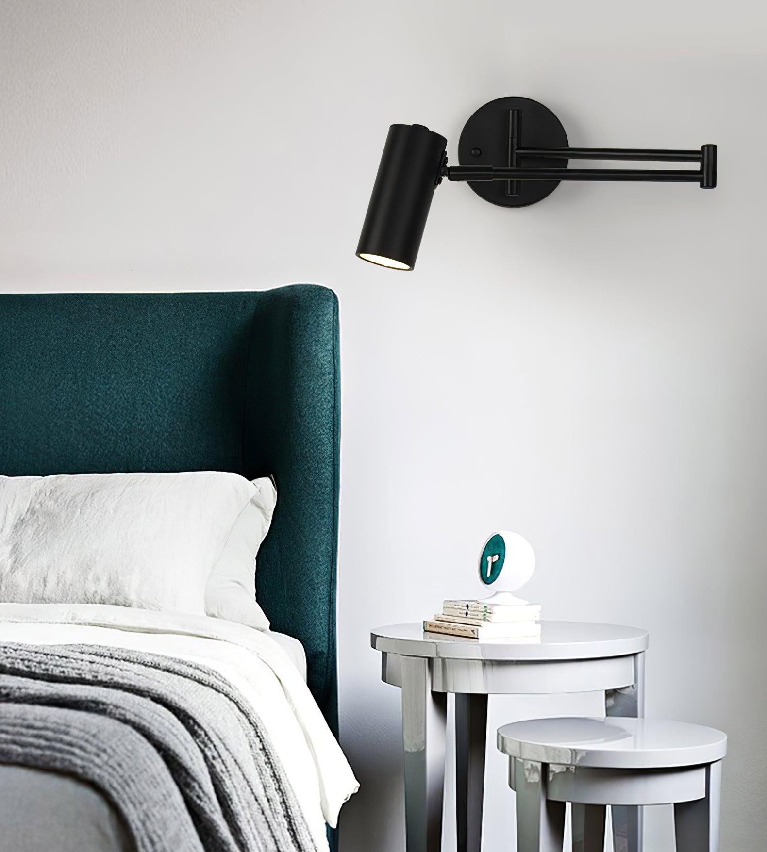 Lustra Wall Sconce Brass Swing Arm Adjustable-Neutral Decor