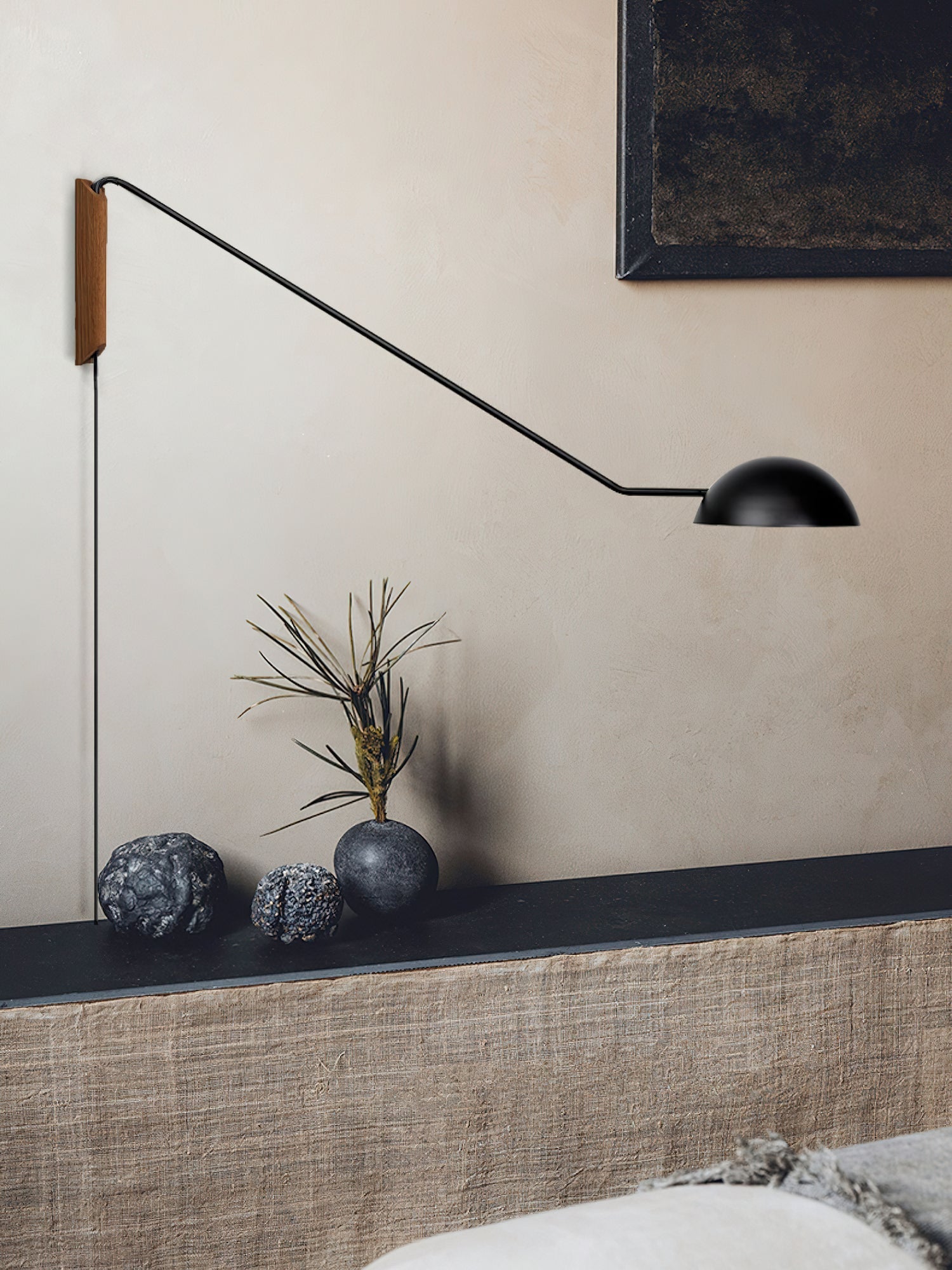Lirixel Wood Wall Lamp-Neutral Decor