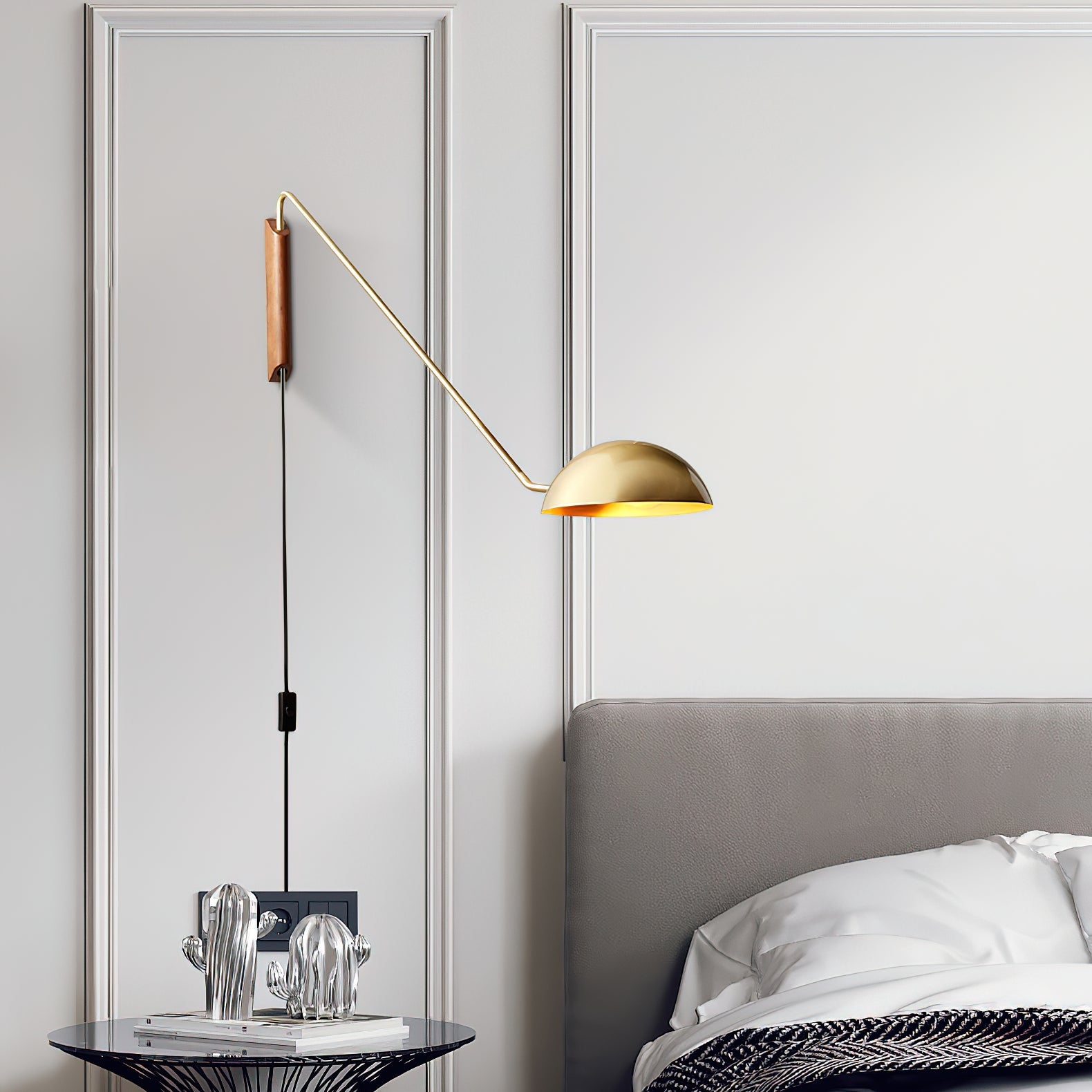 Lirixel Wood Wall Lamp-Neutral Decor