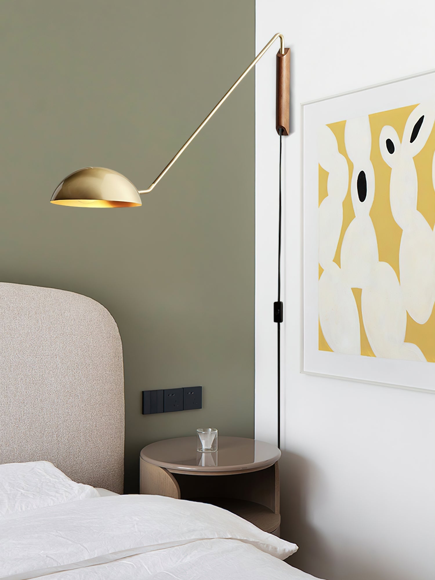 Lirixel Wood Wall Lamp-Neutral Decor