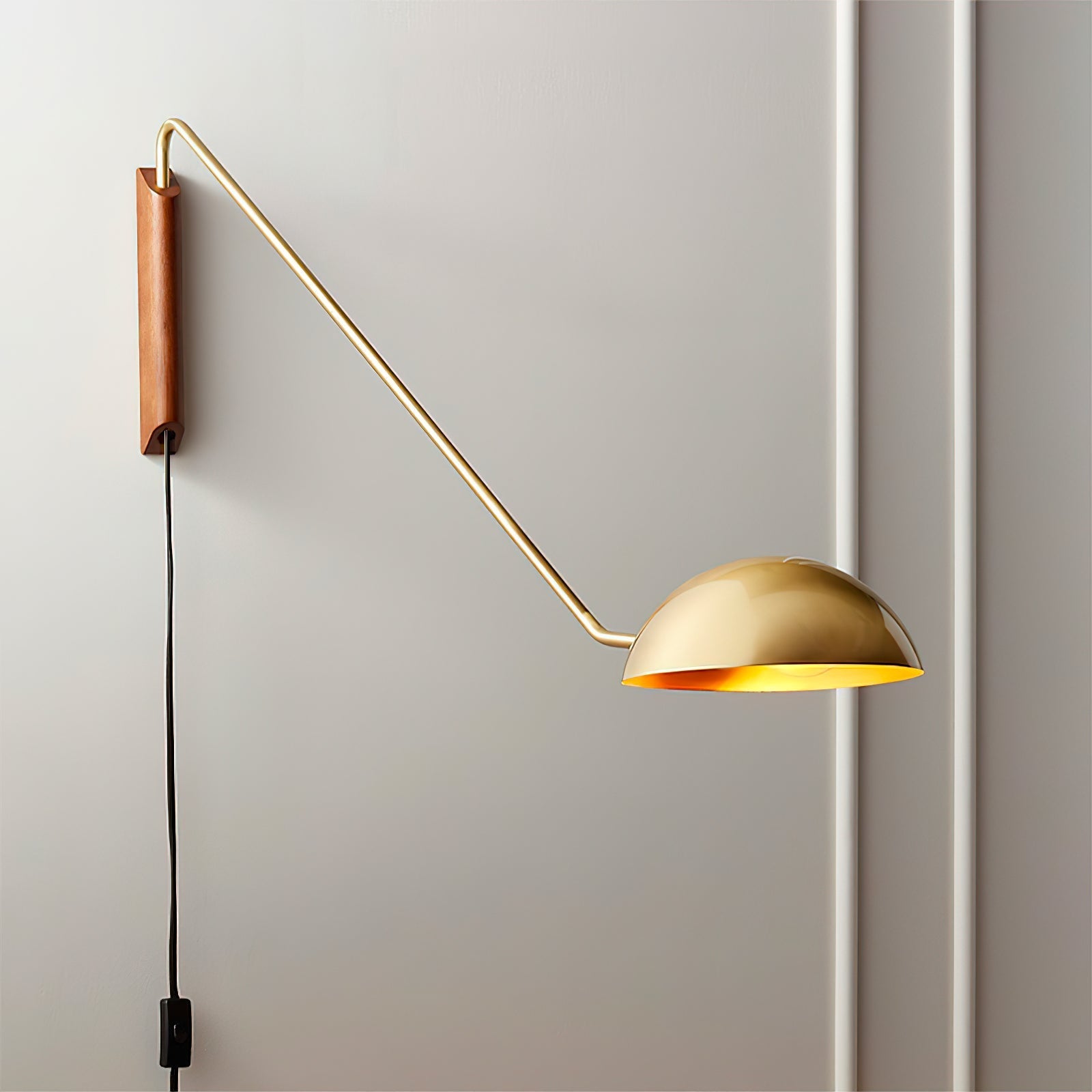 Lirixel Wood Wall Lamp-Neutral Decor