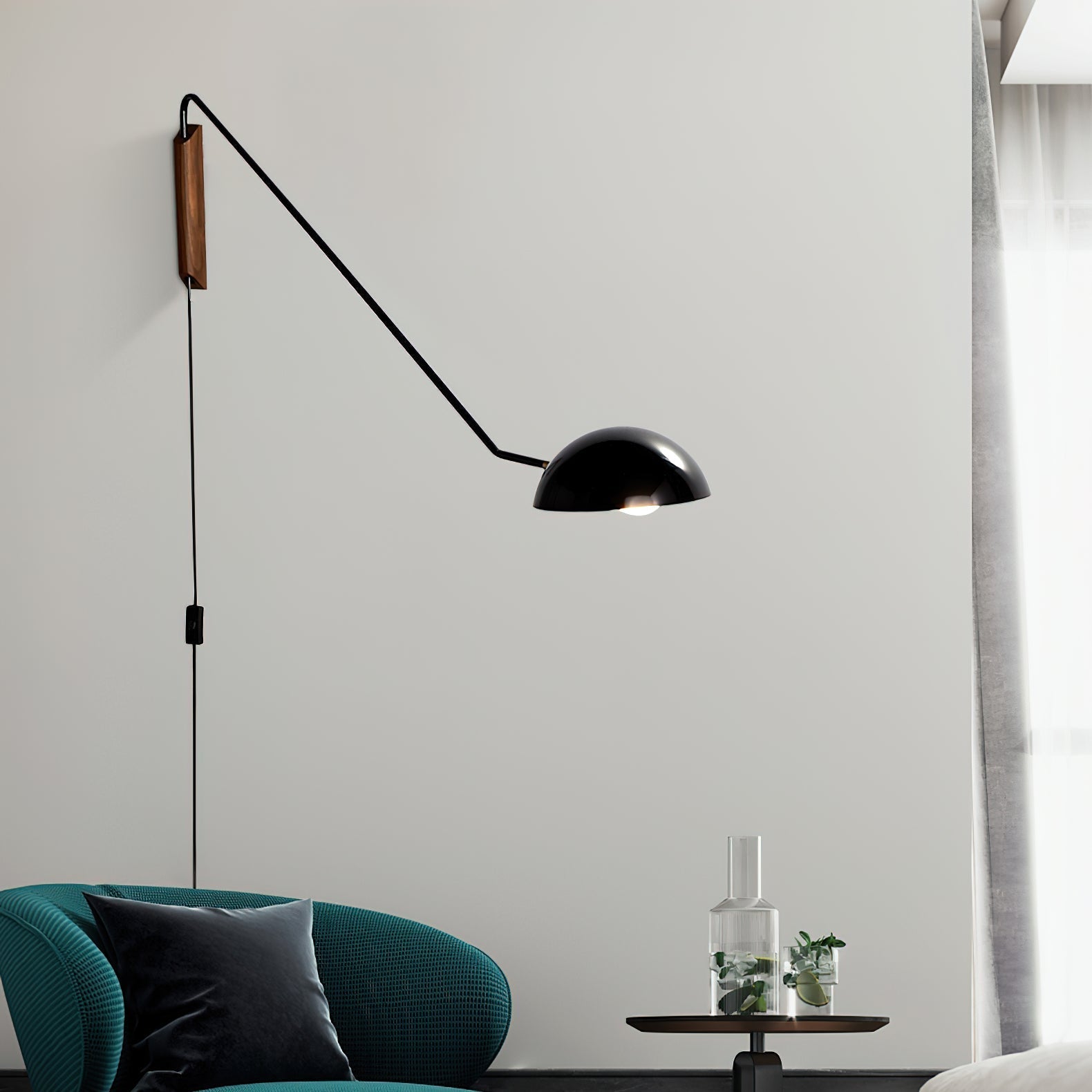 Lirixel Wood Wall Lamp-Neutral Decor