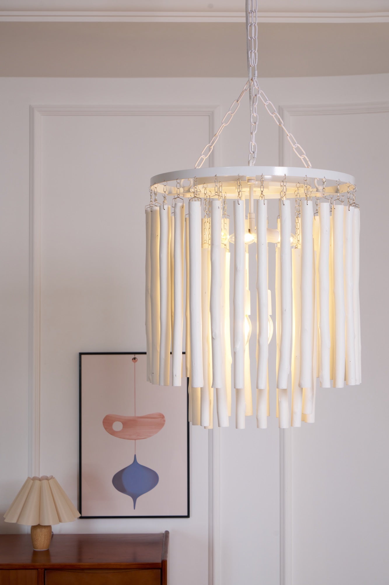 Xantir Postmodern Luxury Wood Chandelier-Neutral Decor