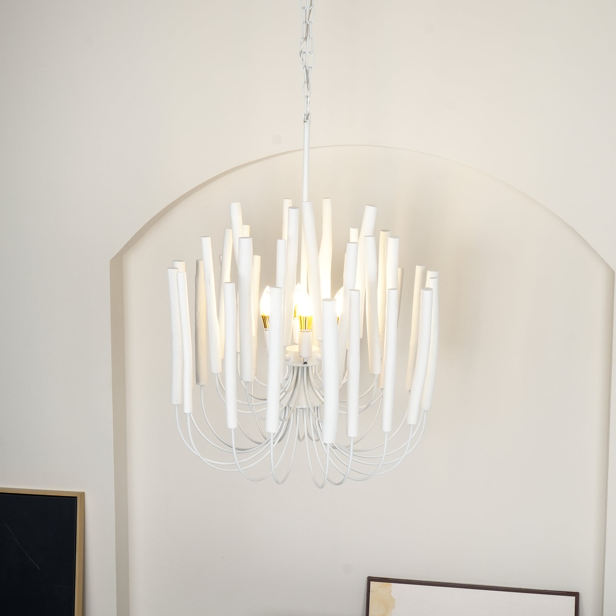 Xantir Postmodern Luxury Wood Chandelier-Neutral Decor