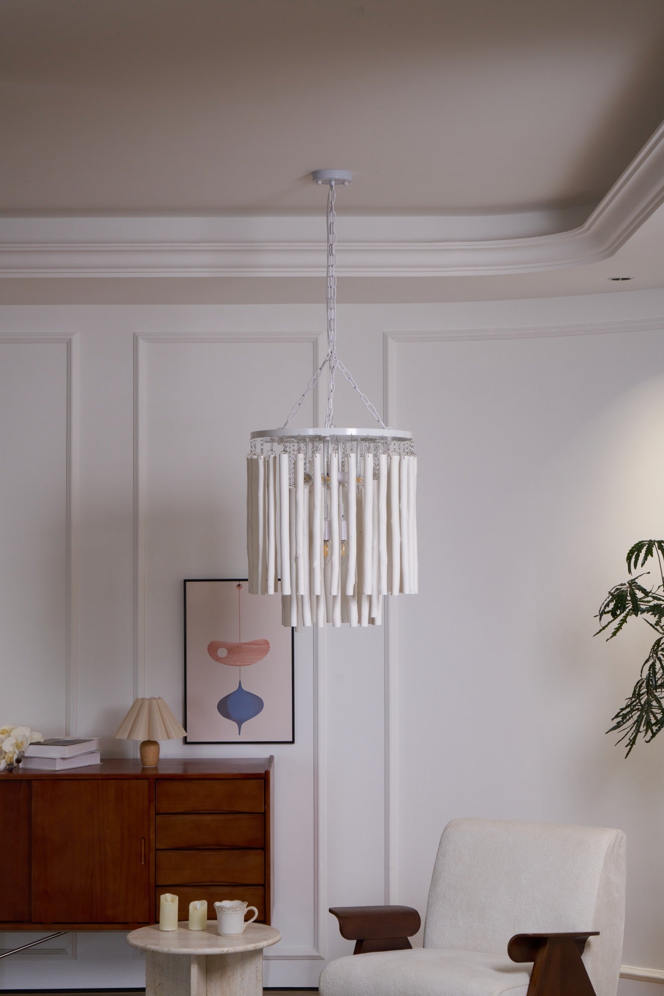 Xantir Postmodern Luxury Wood Chandelier-Neutral Decor