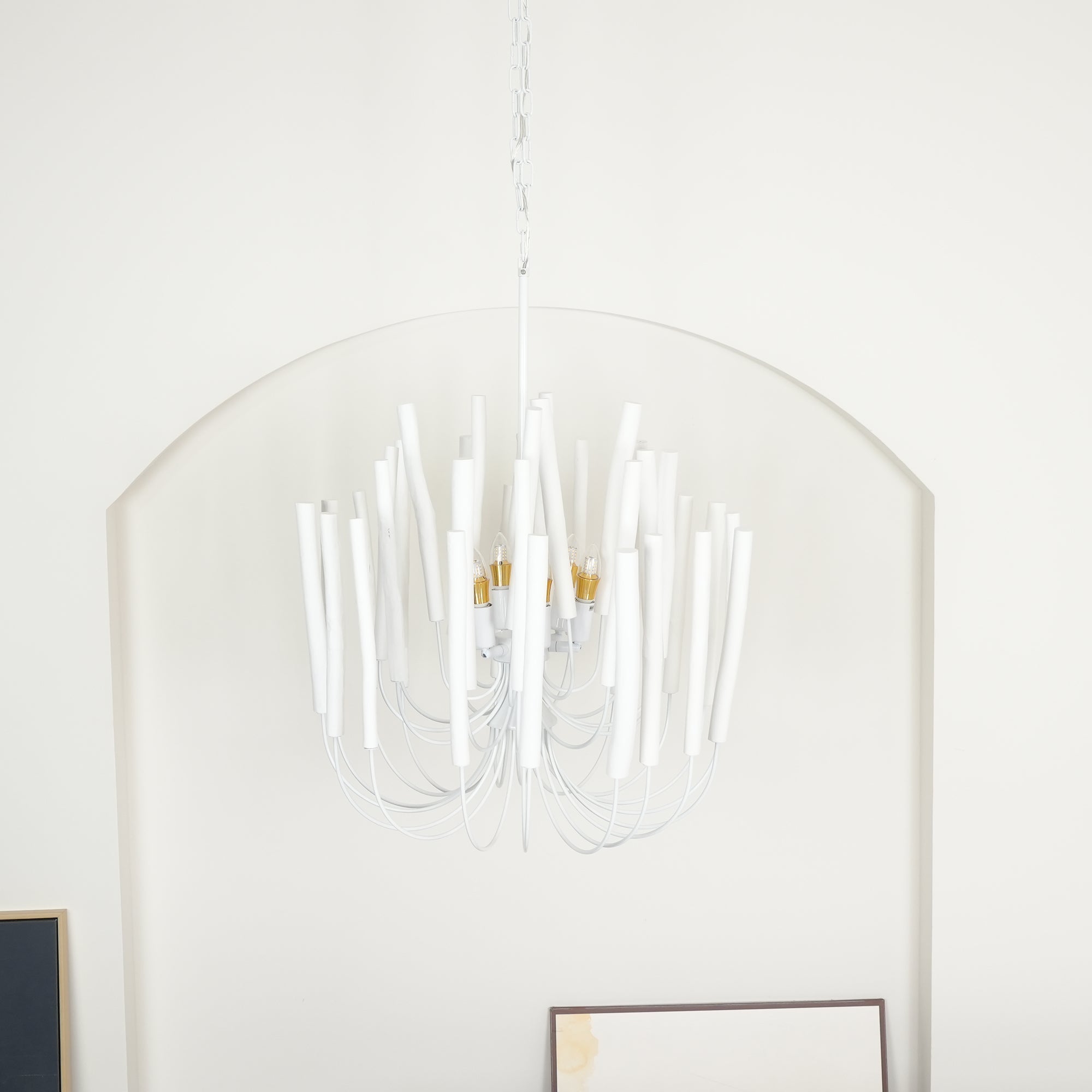 Xantir Postmodern Luxury Wood Chandelier-Neutral Decor