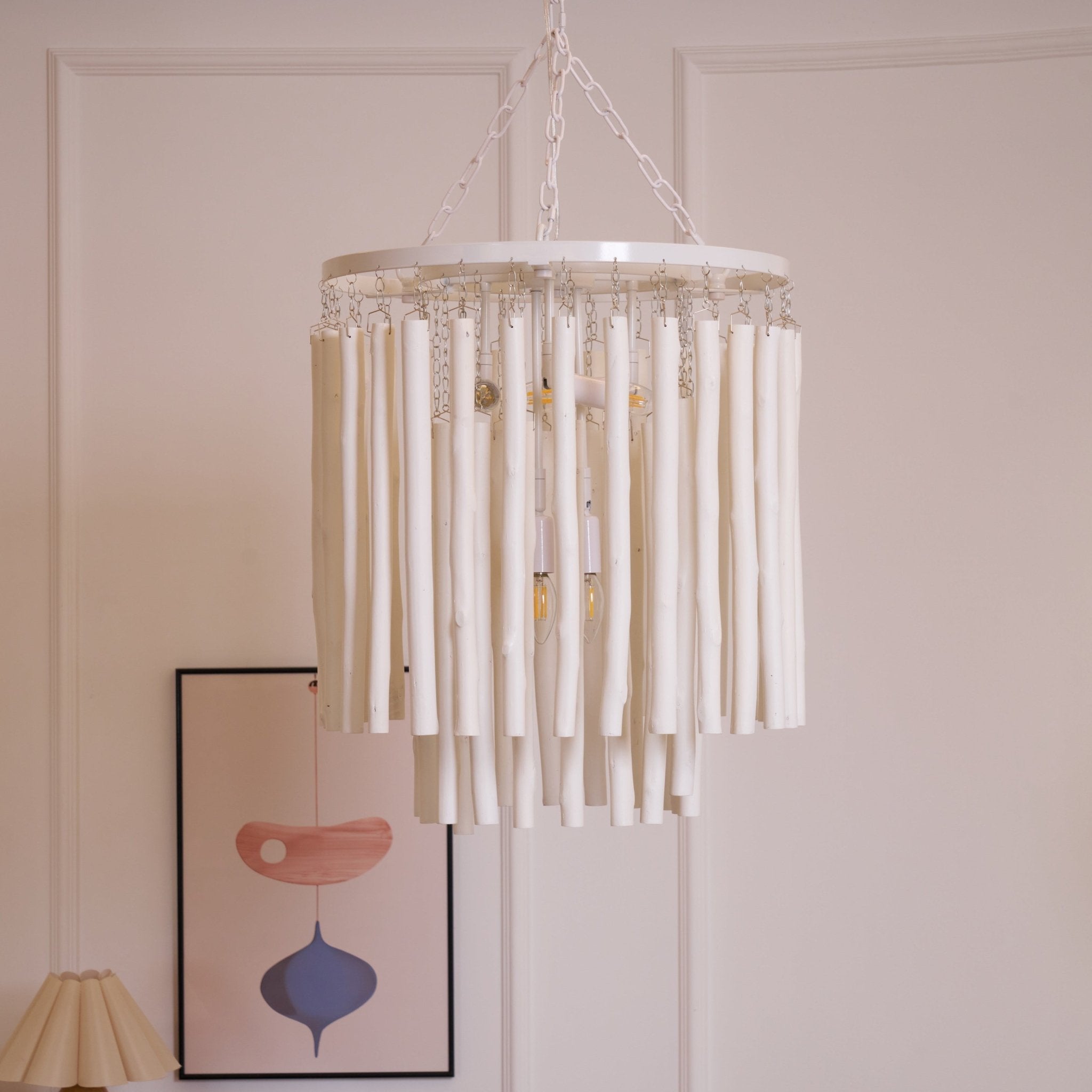 Xantir Postmodern Luxury Wood Chandelier-Neutral Decor