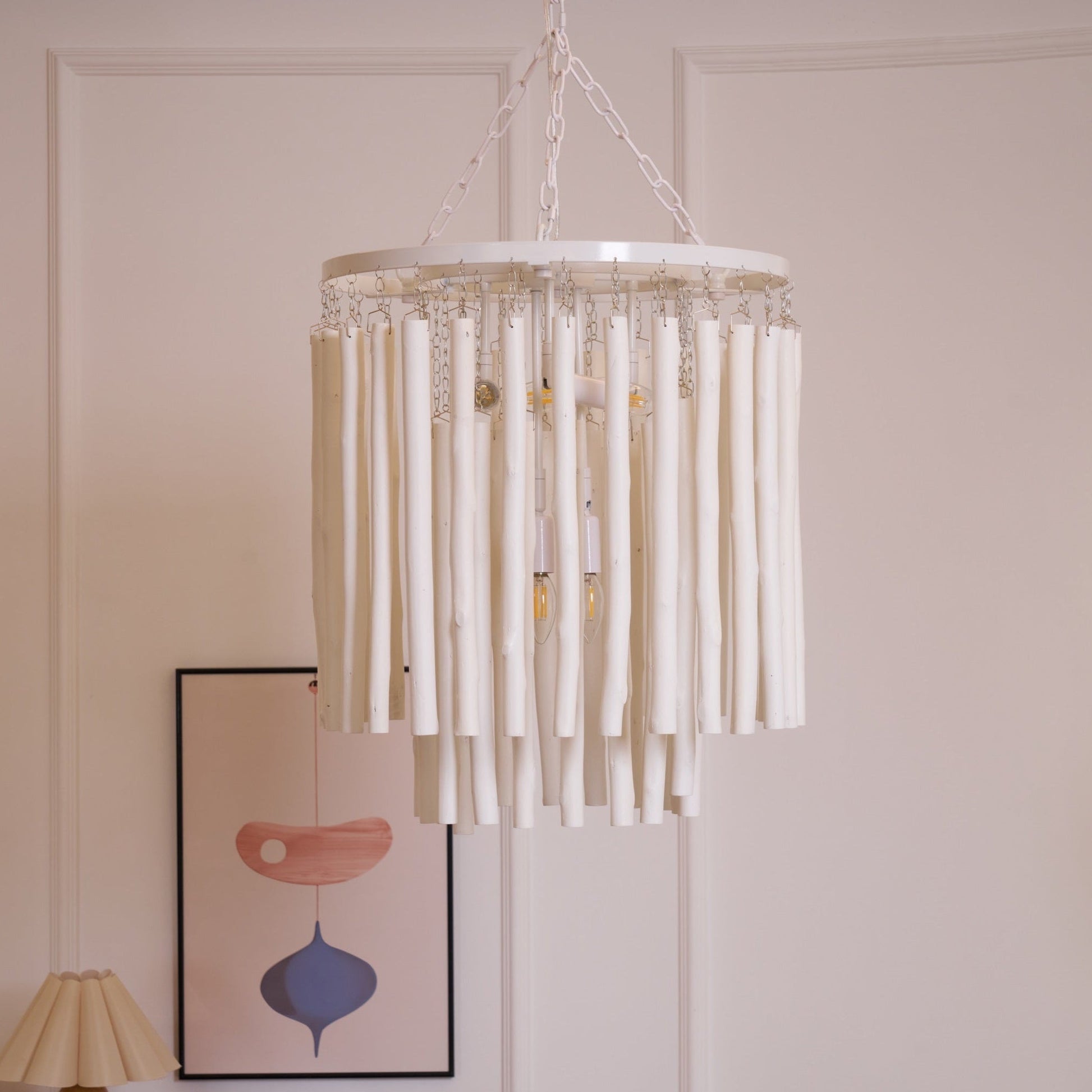 Xantir Postmodern Luxury Wood Chandelier-Neutral Decor